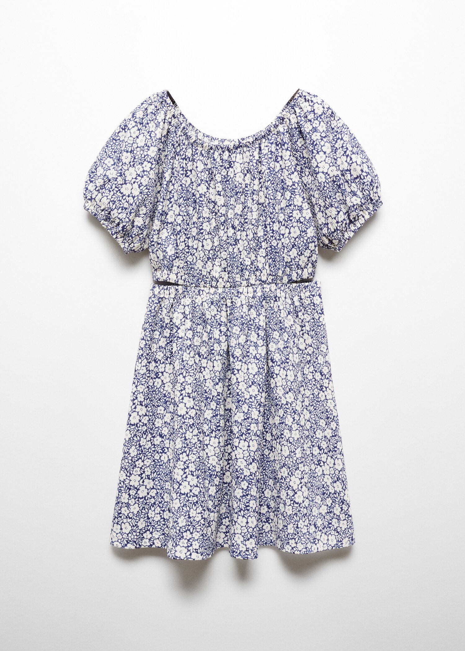 Floral dress with cut-out - Article without model