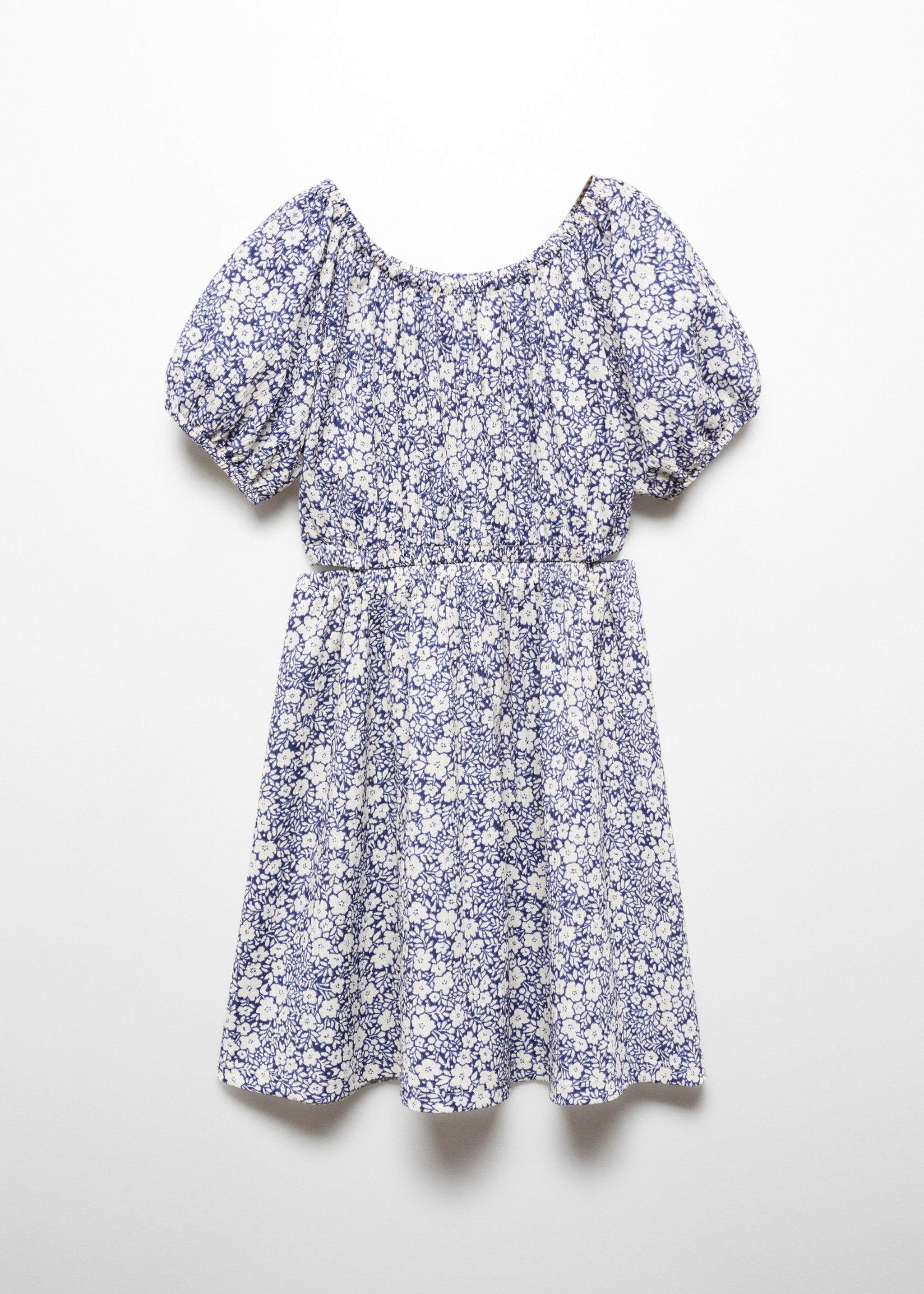 Floral dress with cut-out - Reverse of the article