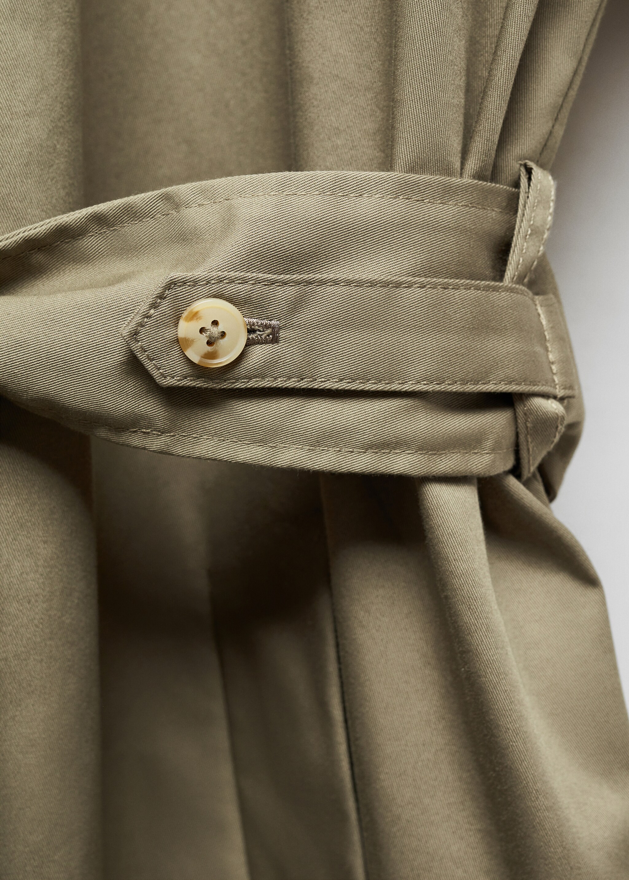 Gabardina algodón cinturón - Detalle del artículo 8