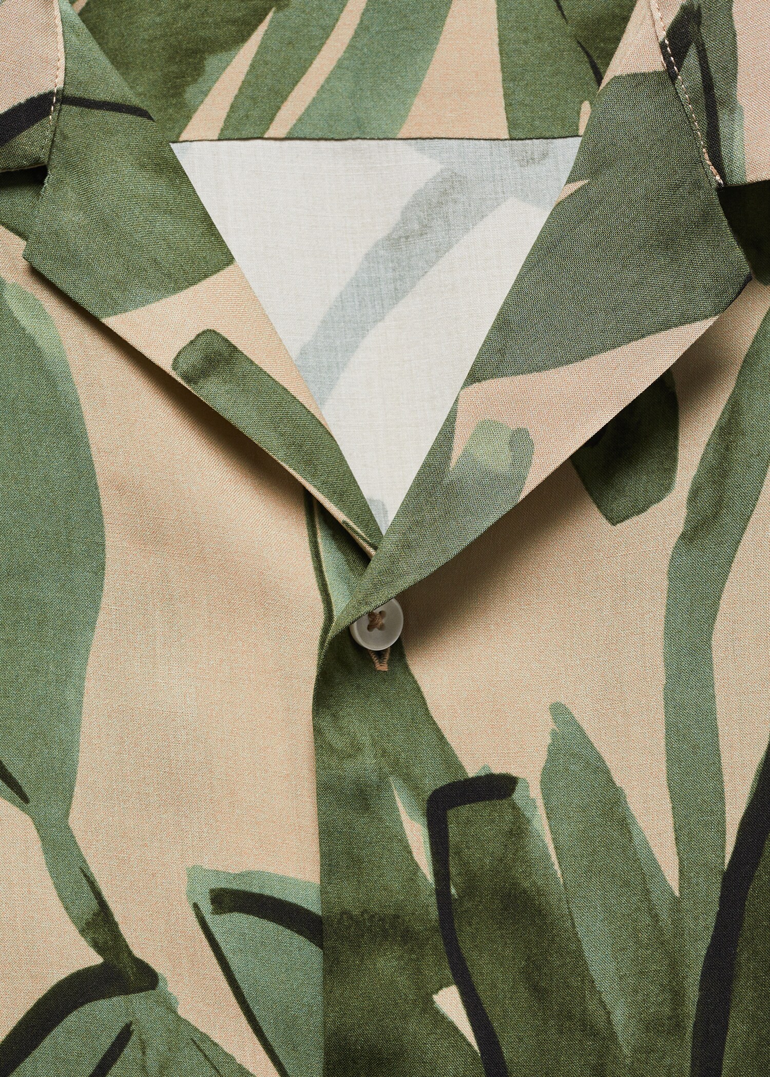Flowing tropical-print shirt - Details of the article 8