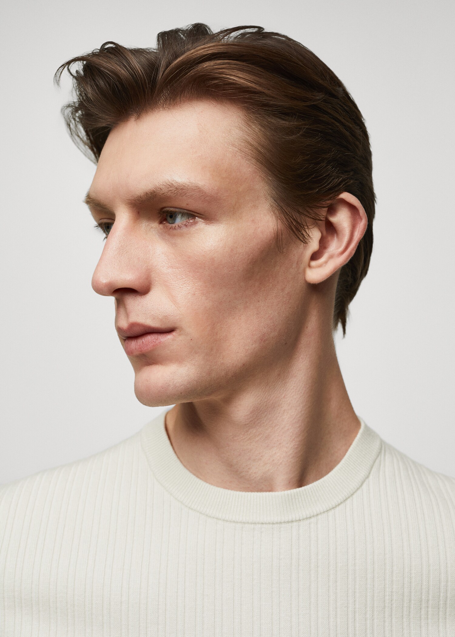 Ribbstickad t-shirt - Detaljer om artikeln 1