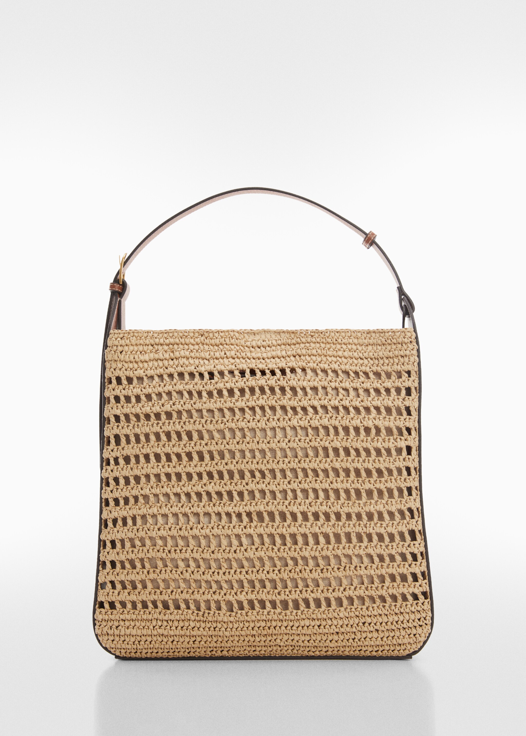 Bucket Bag aus Naturfaser - Artikel ohne Model