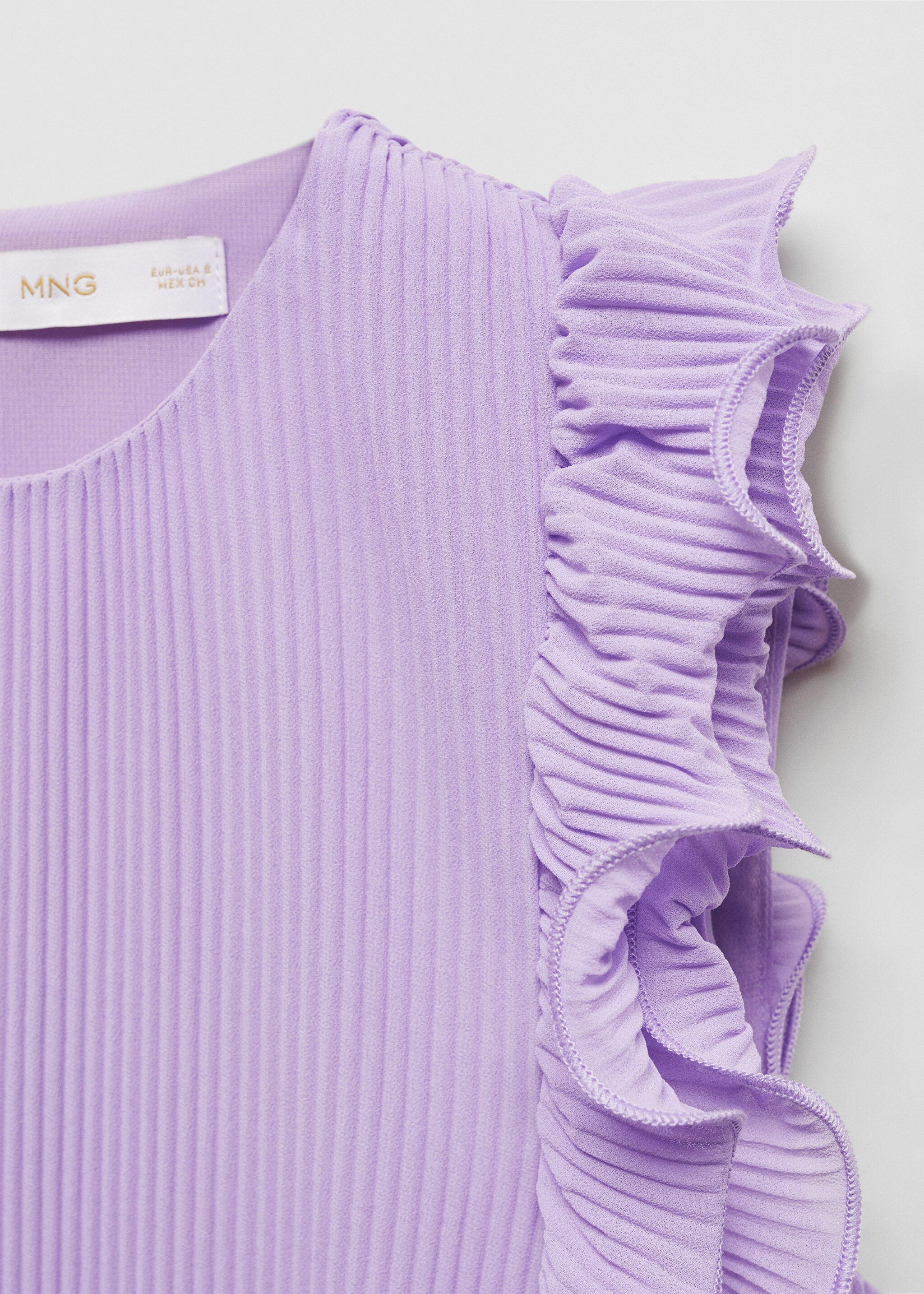 Ruffle pleated top - Details of the article 8