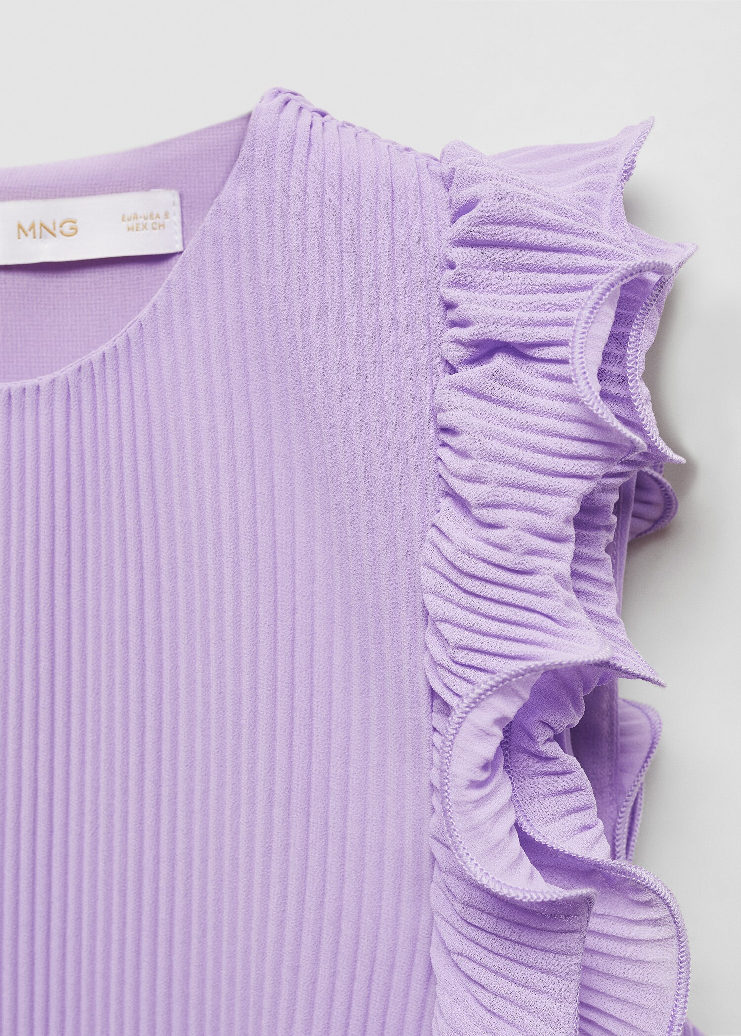 Ruffle pleated top - Details of the article 8