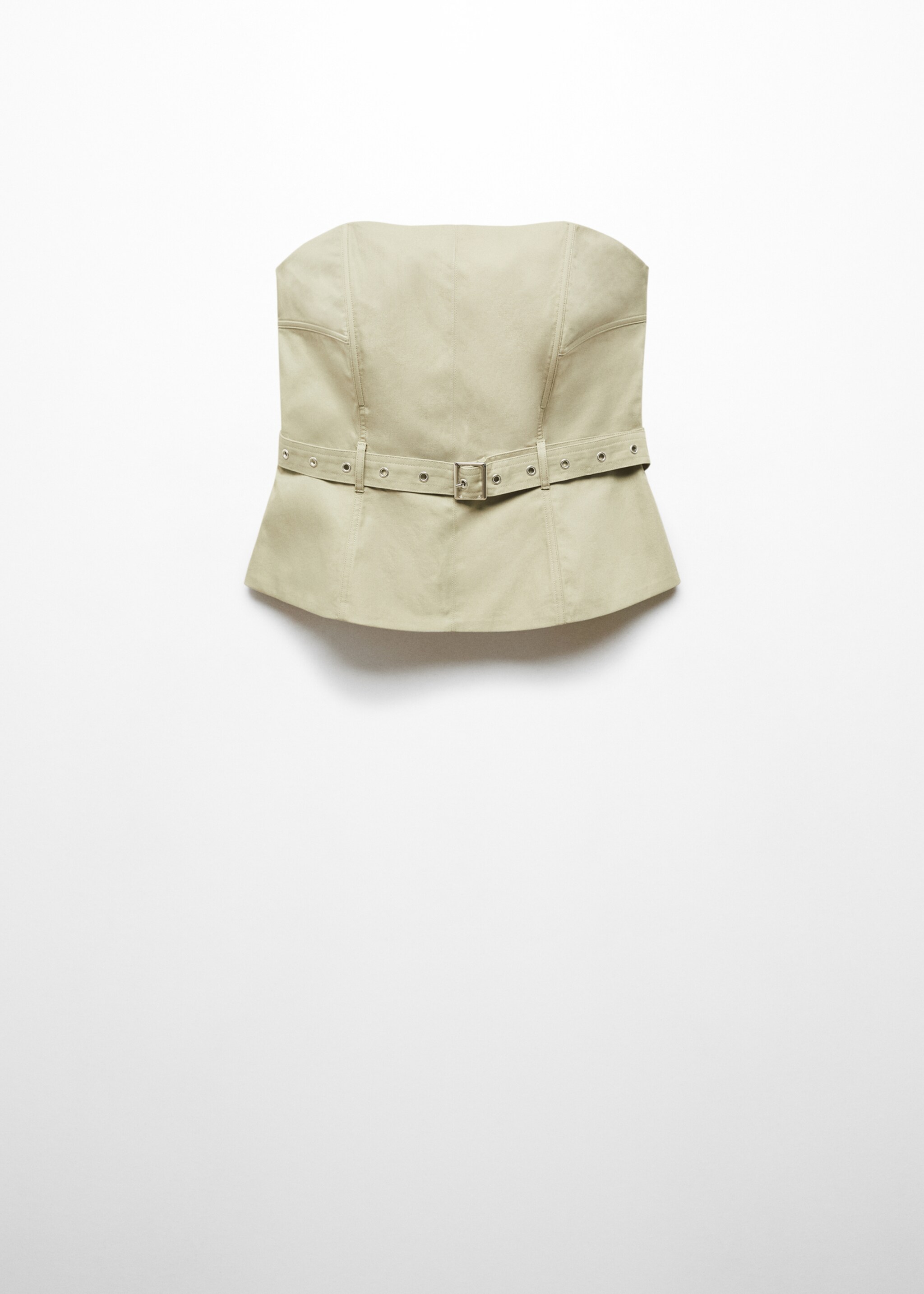 Strapless top with belt - Article without model