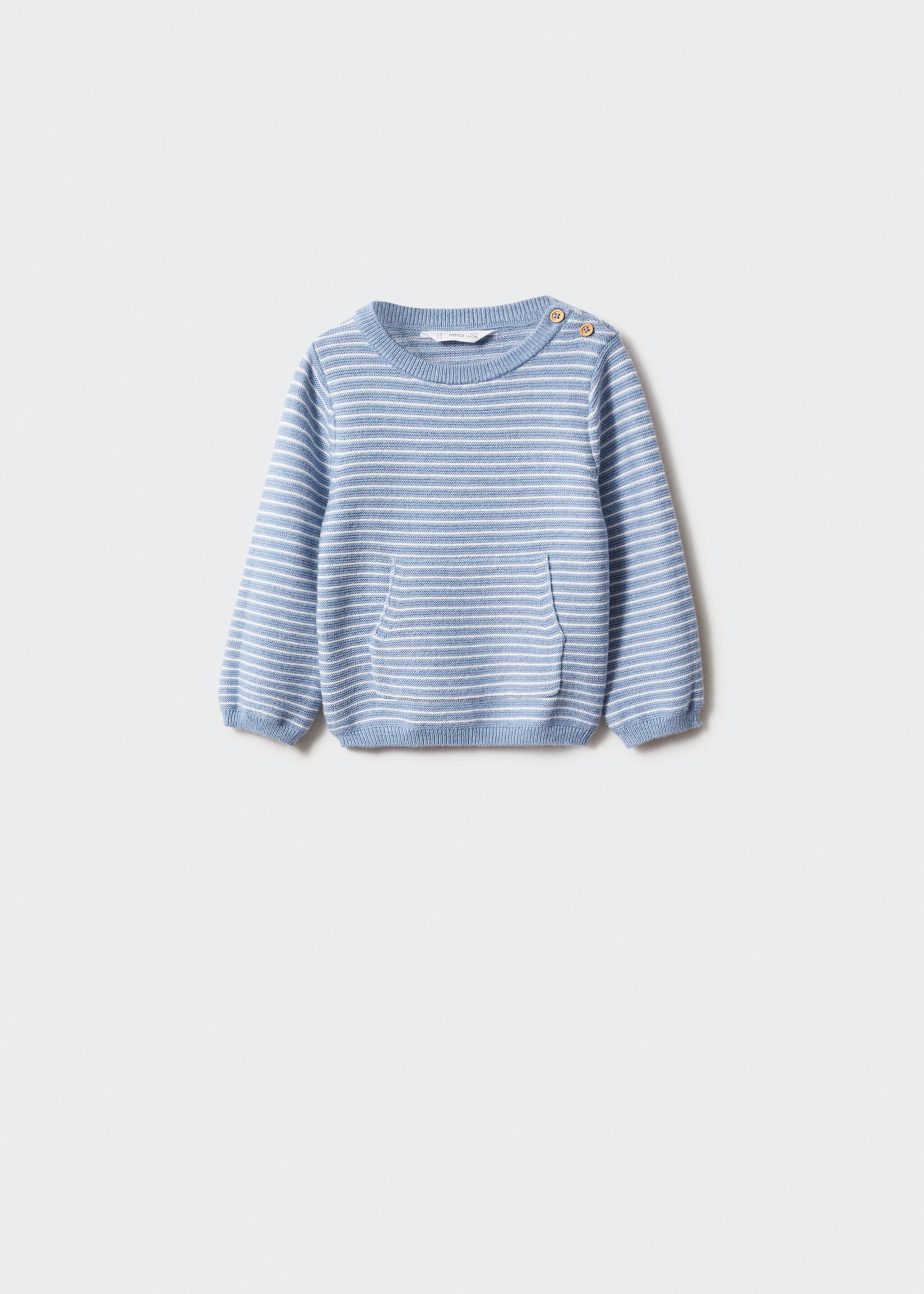 Strip printed sweater - Article without model