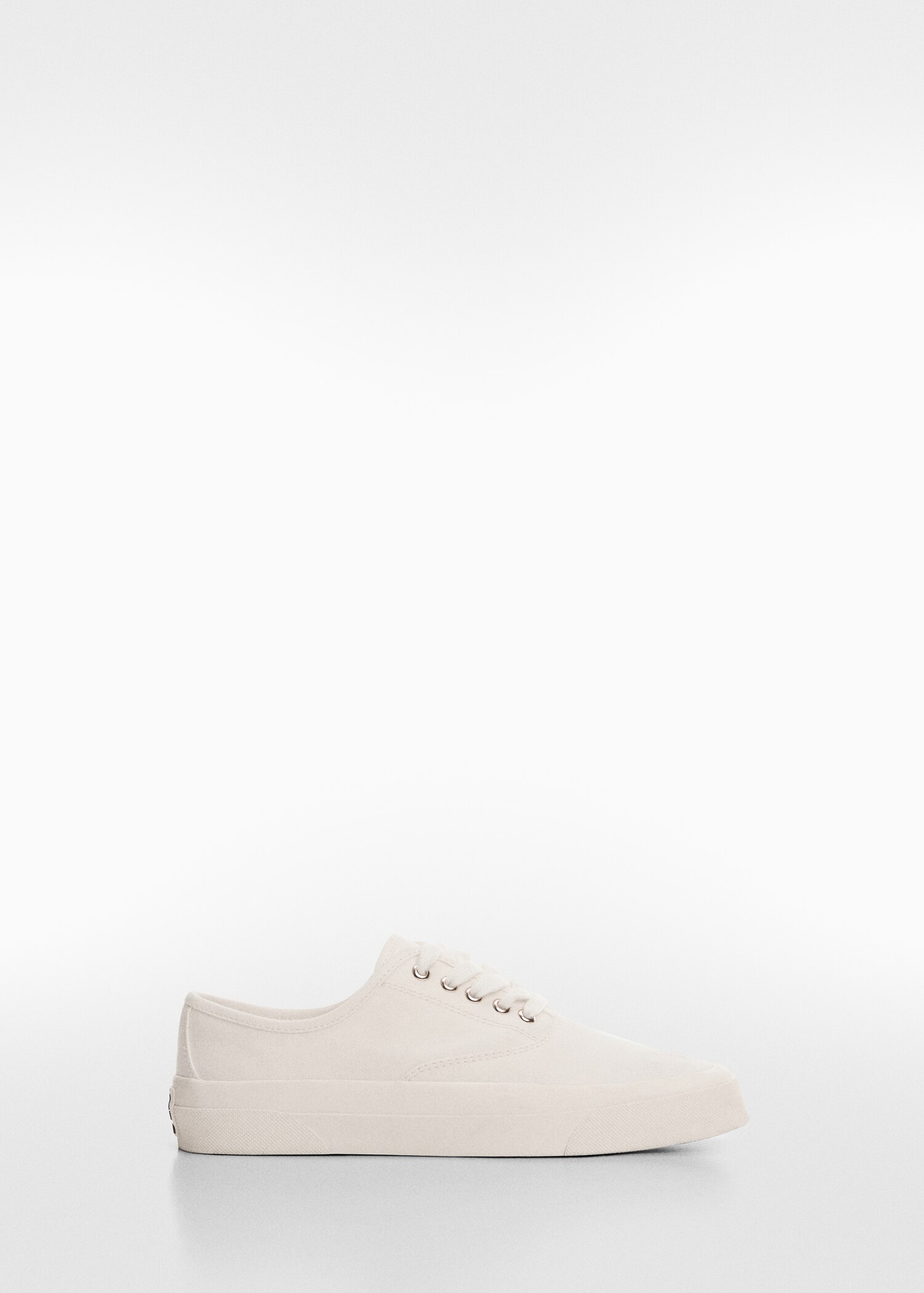 Canvas laced sneakers - Article without model