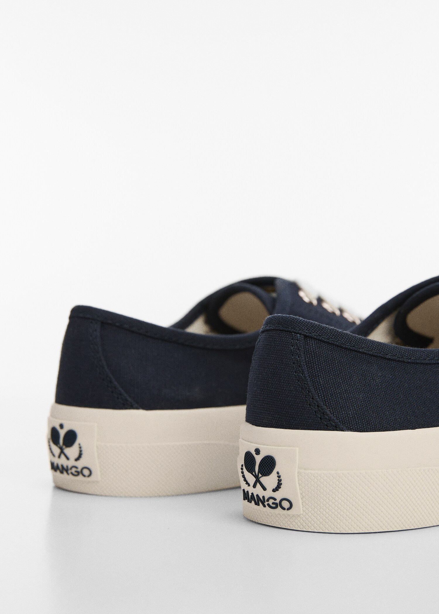 Canvas laced sneakers - Details of the article 1
