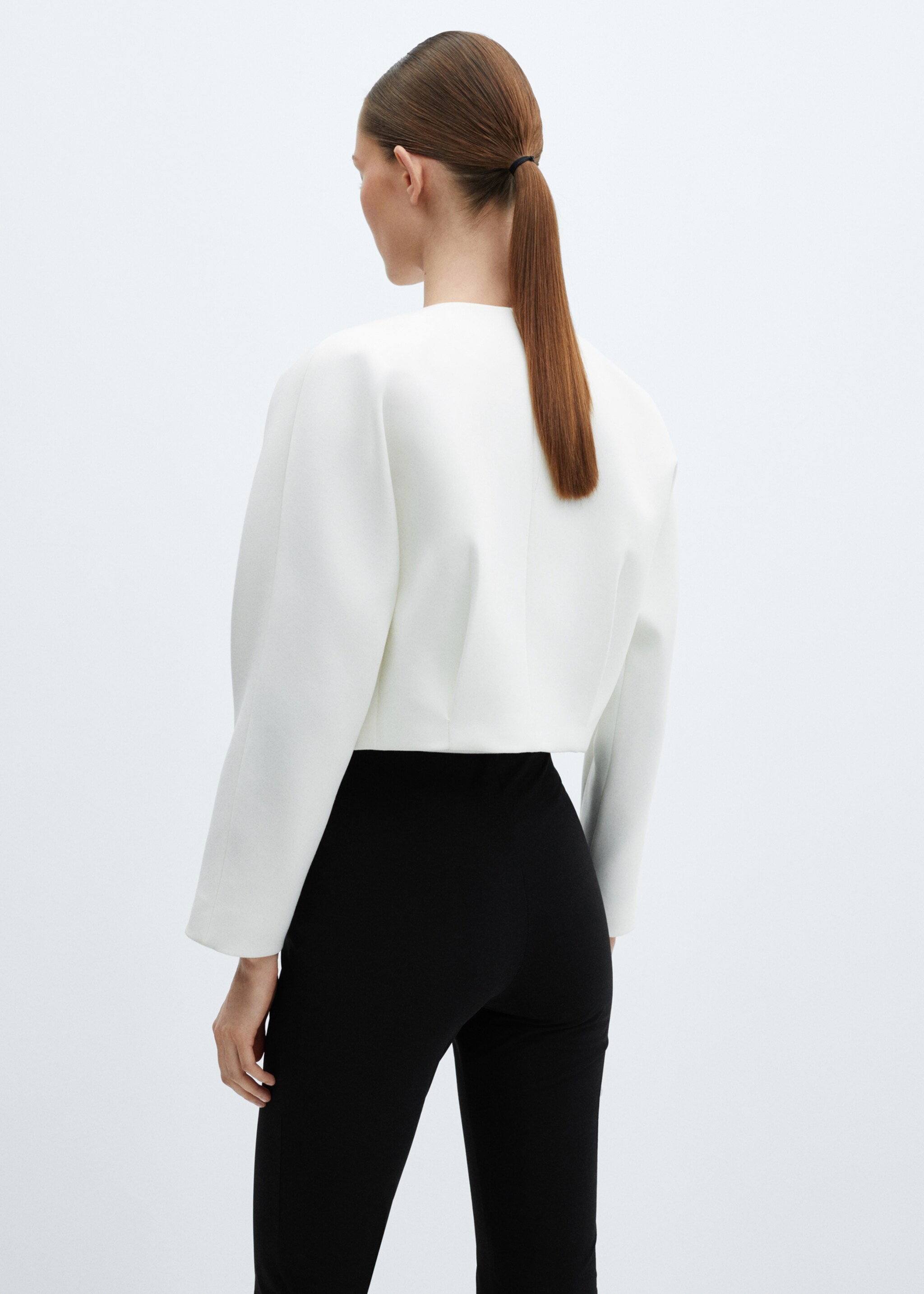 Jacket with lapel detail - Reverse of the article