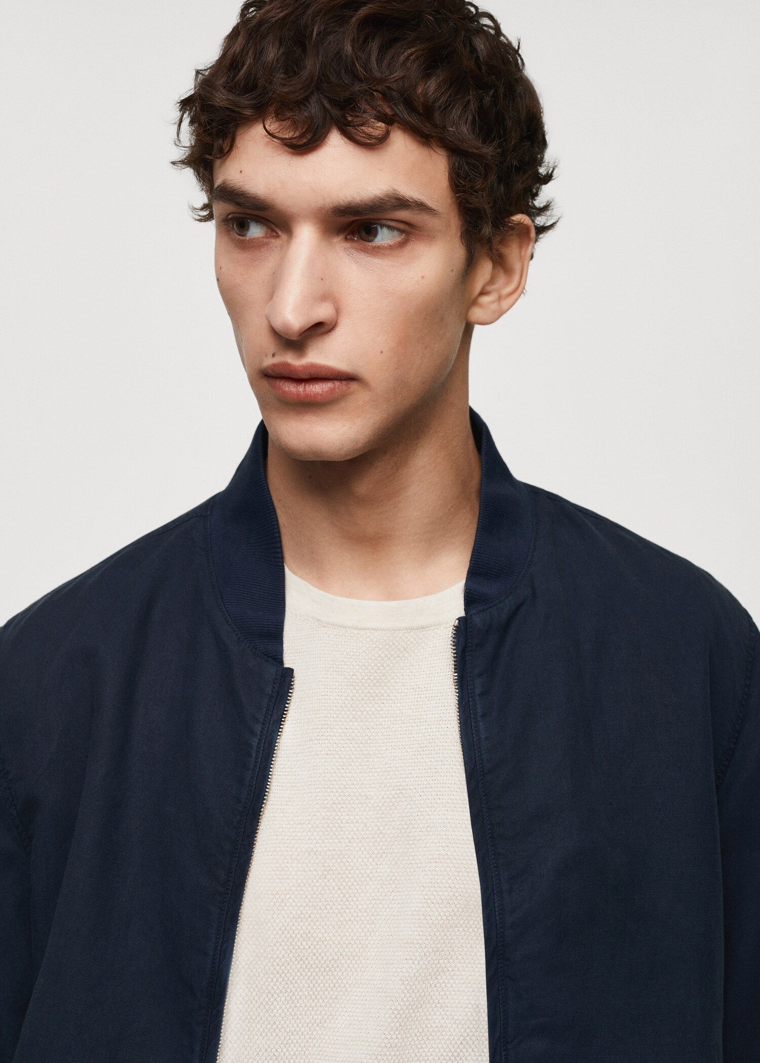 Blouson bomber Lyocell lin - Détail de l'article 1