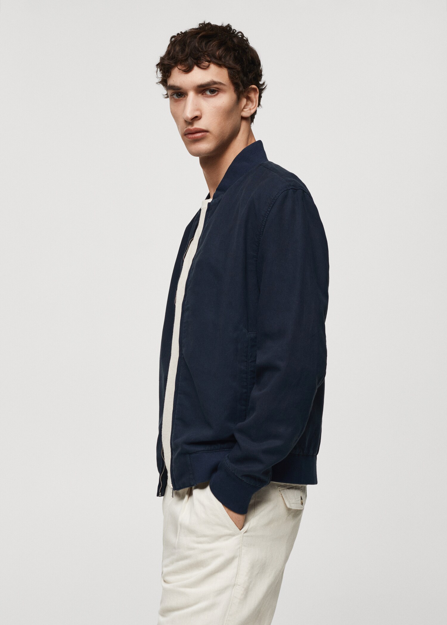Blouson bomber Lyocell lin - Détail de l'article 2