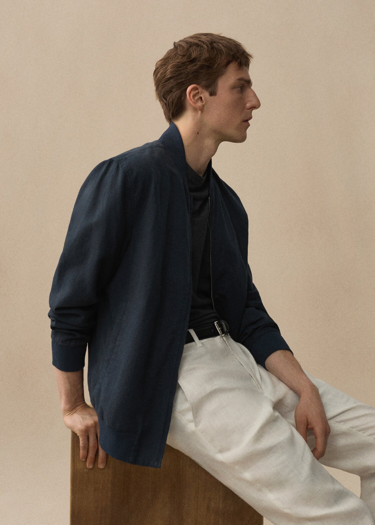 Blouson bomber Lyocell lin - Détail de l'article 3
