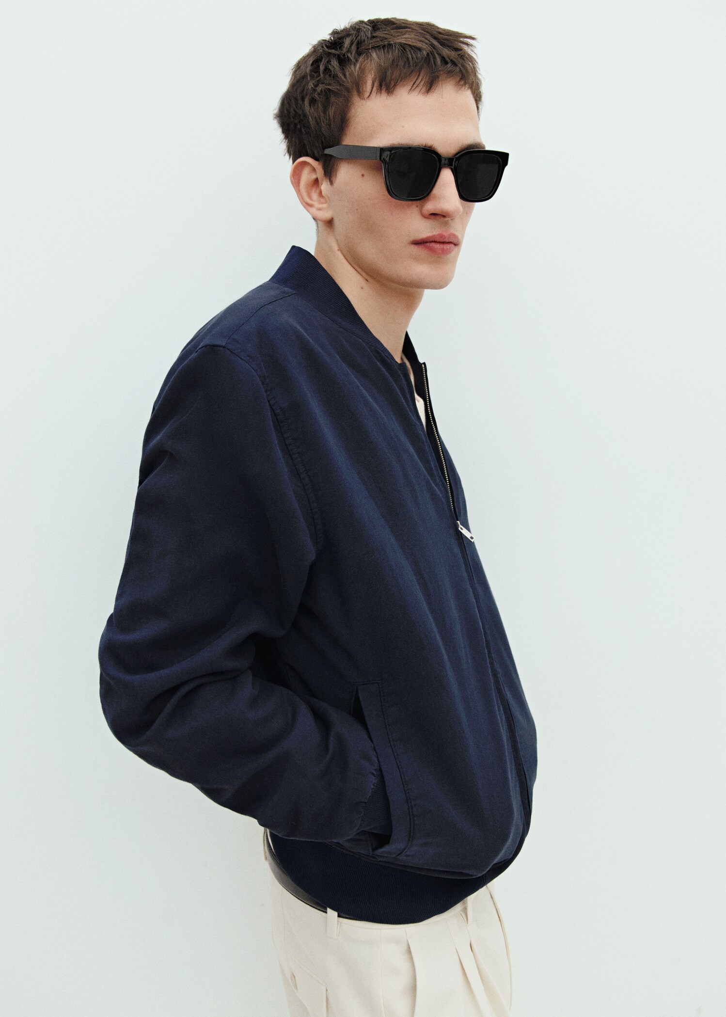 Blouson bomber Lyocell lin - Détail de l'article 5