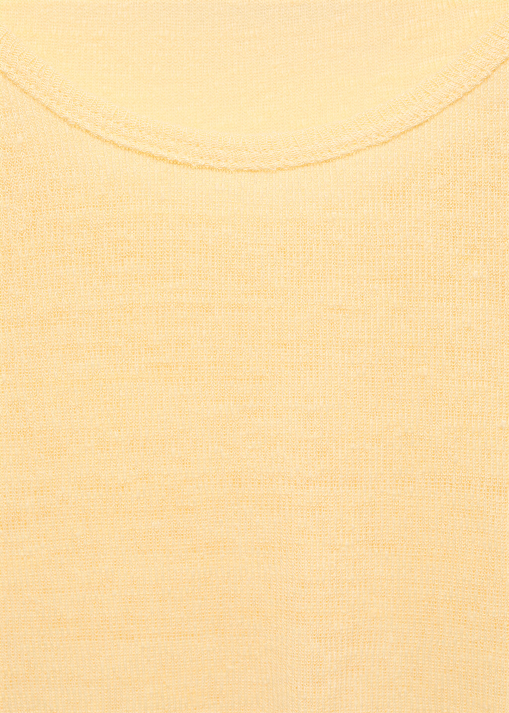 Short-sleeved linen t-shirt - Details of the article 8