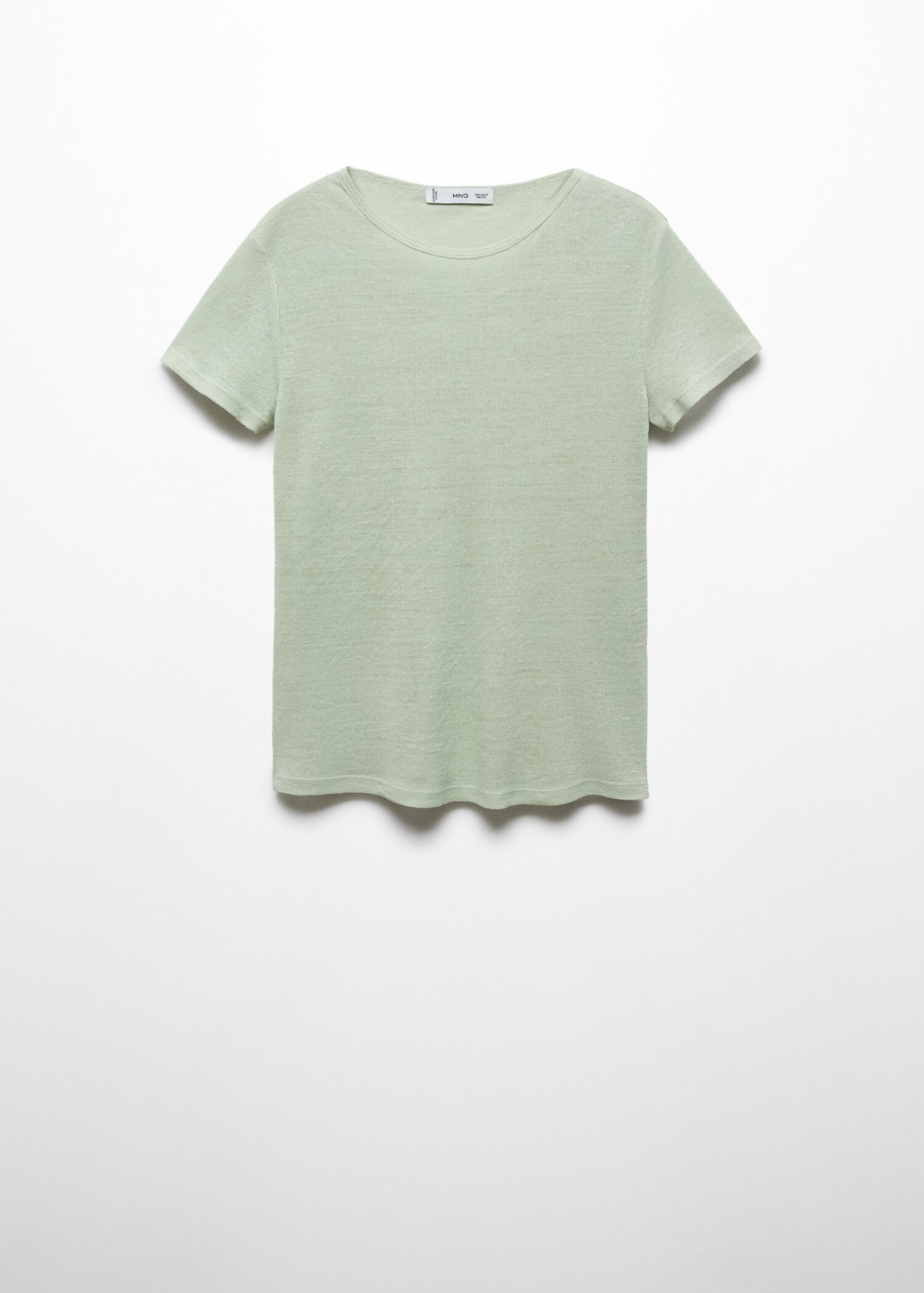 Kurzärmliges Leinen-T-Shirt - Artikel ohne Model