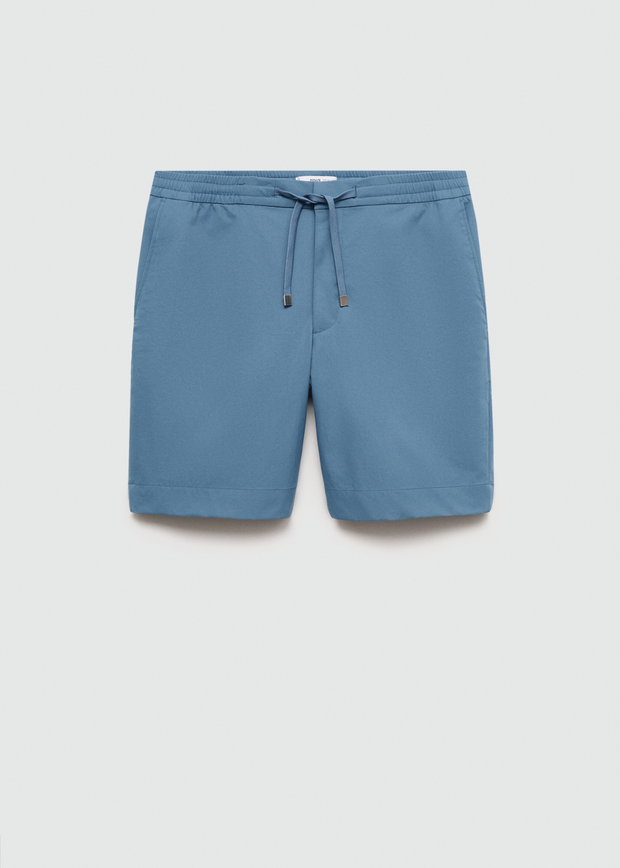 Technical fabric bermuda shorts with drawstring - Article without model