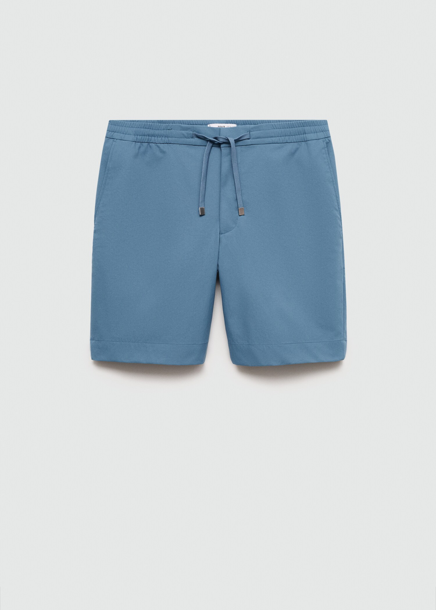 Technical fabric bermuda shorts with drawstring - Article without model