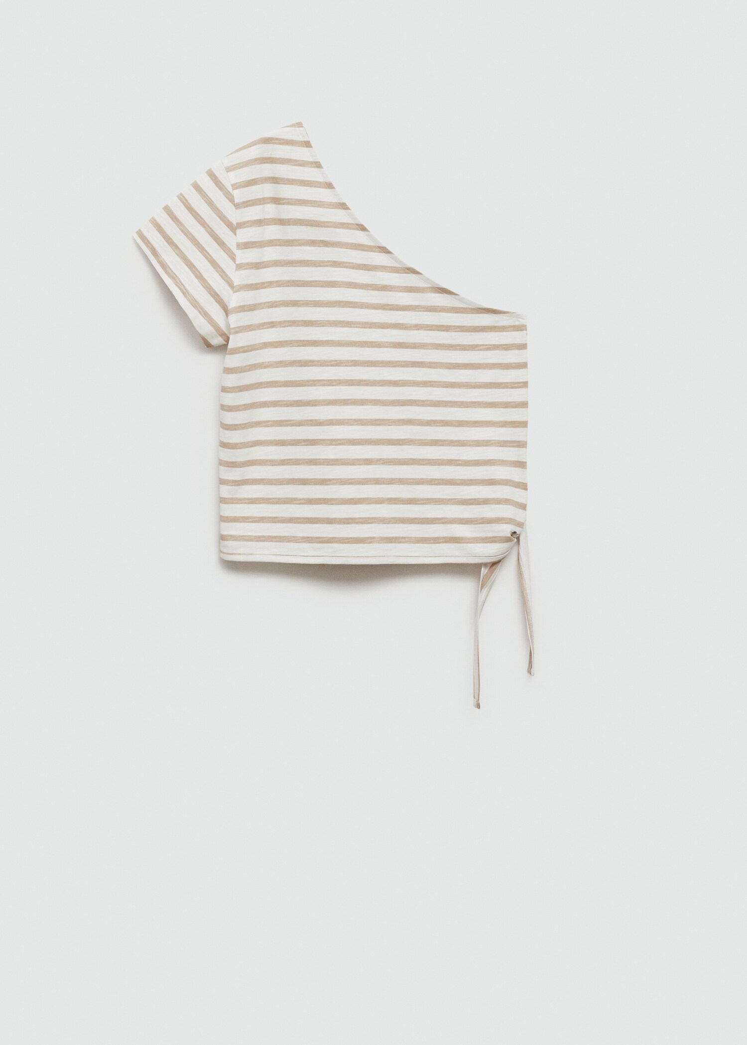 Asymmetrical t-shirt with bow - Article without model