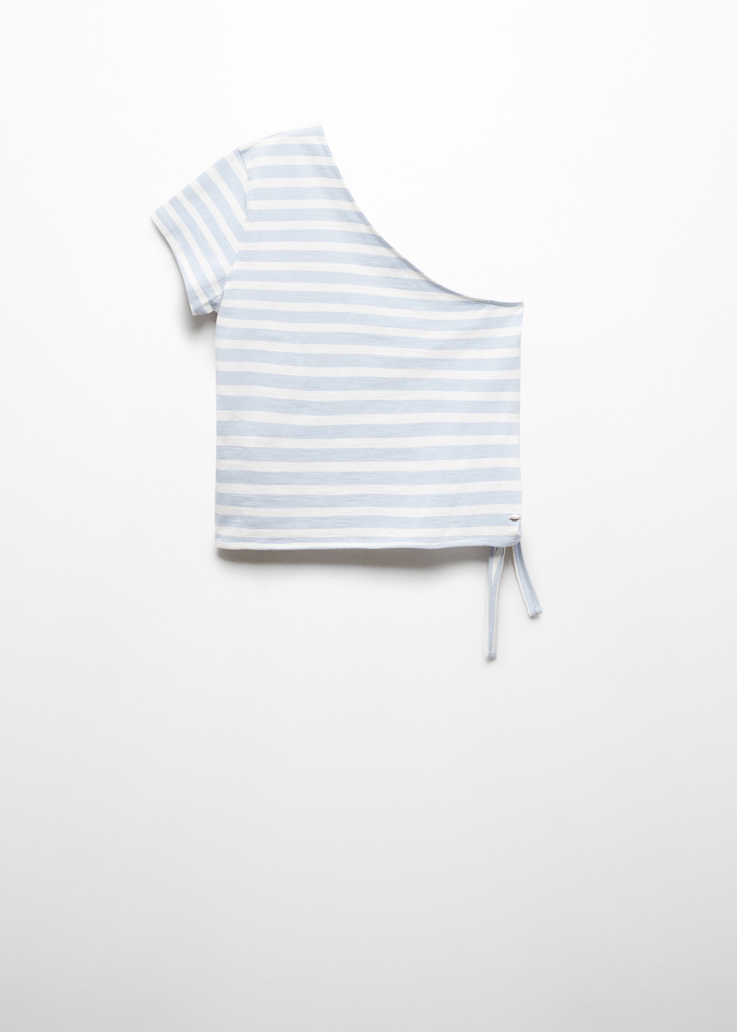 Asymmetrical t-shirt with bow - Article without model