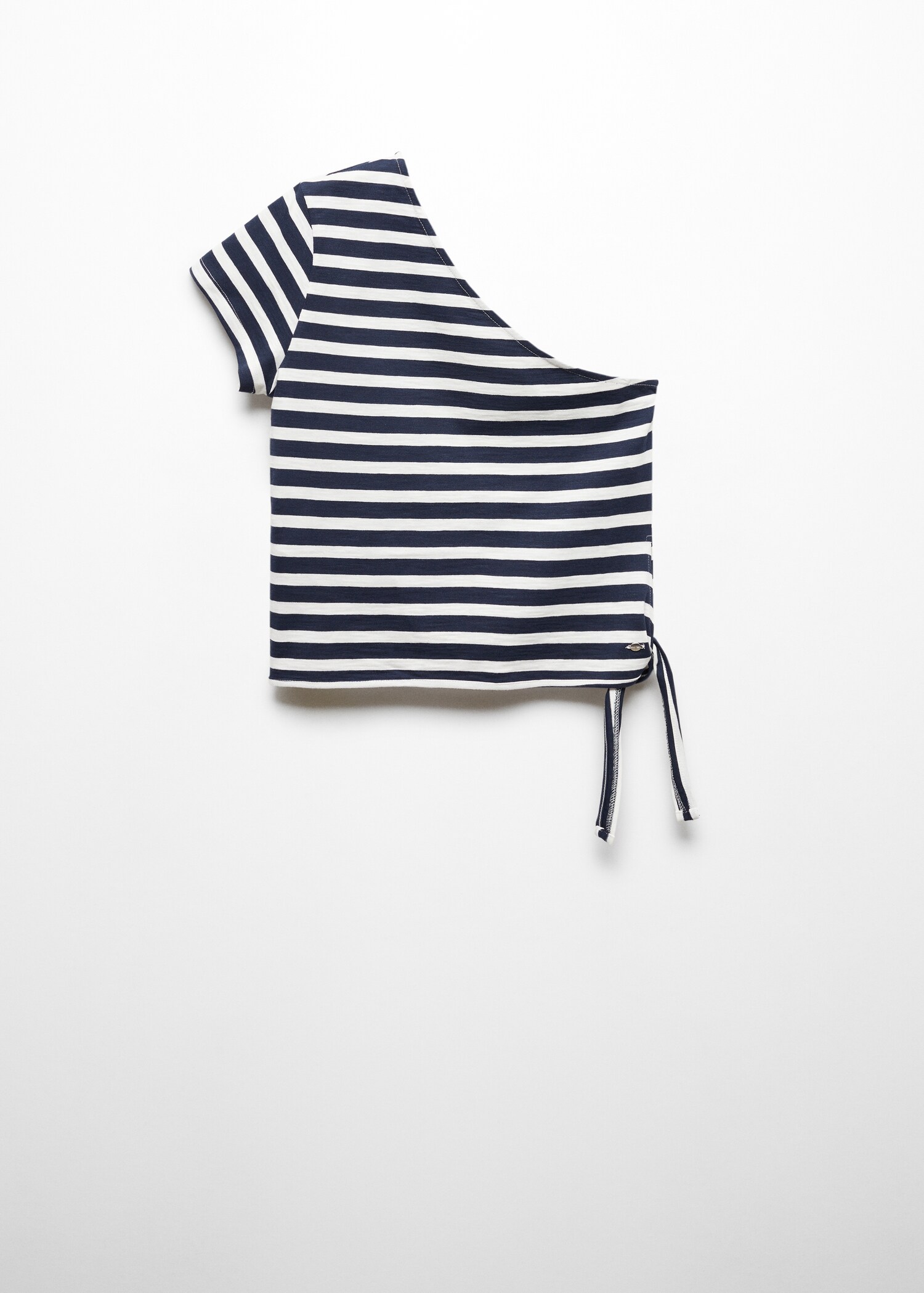 Asymmetrical t-shirt with bow - Article without model