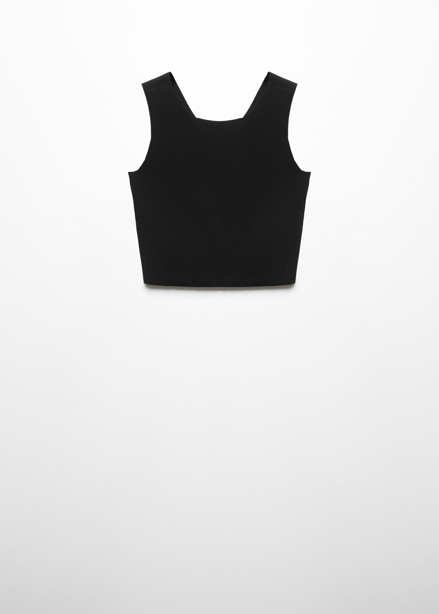 Knitted top with knot detail - Article without model