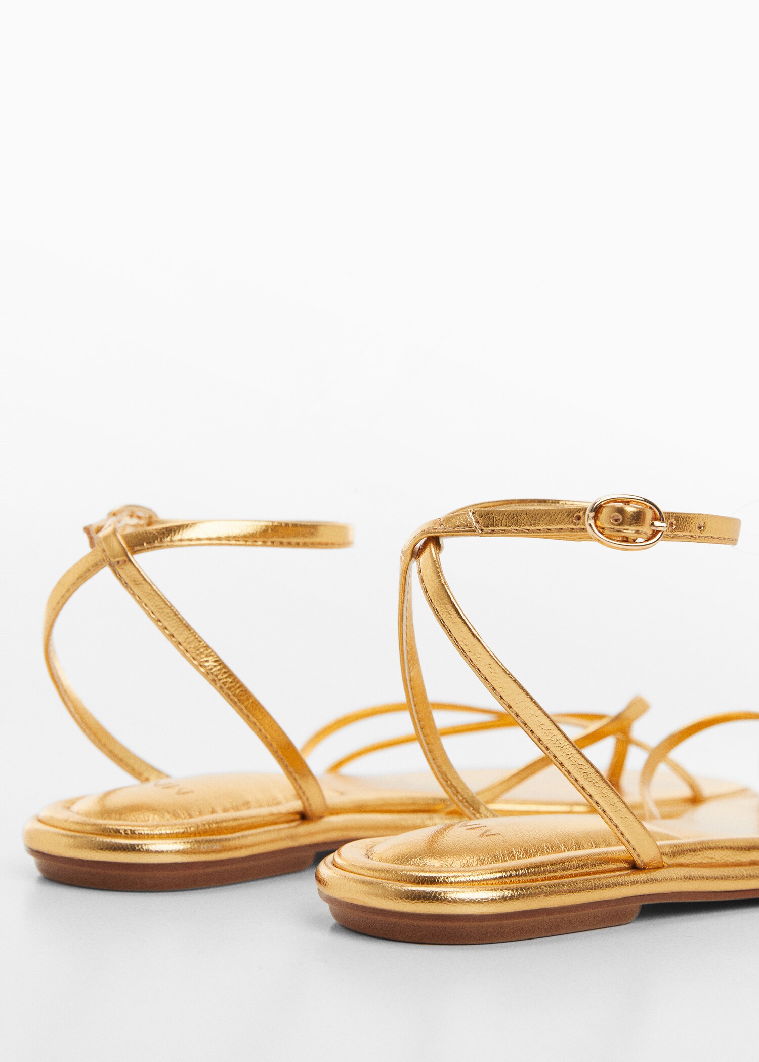 Metallic straps sandals - Details of the article 1
