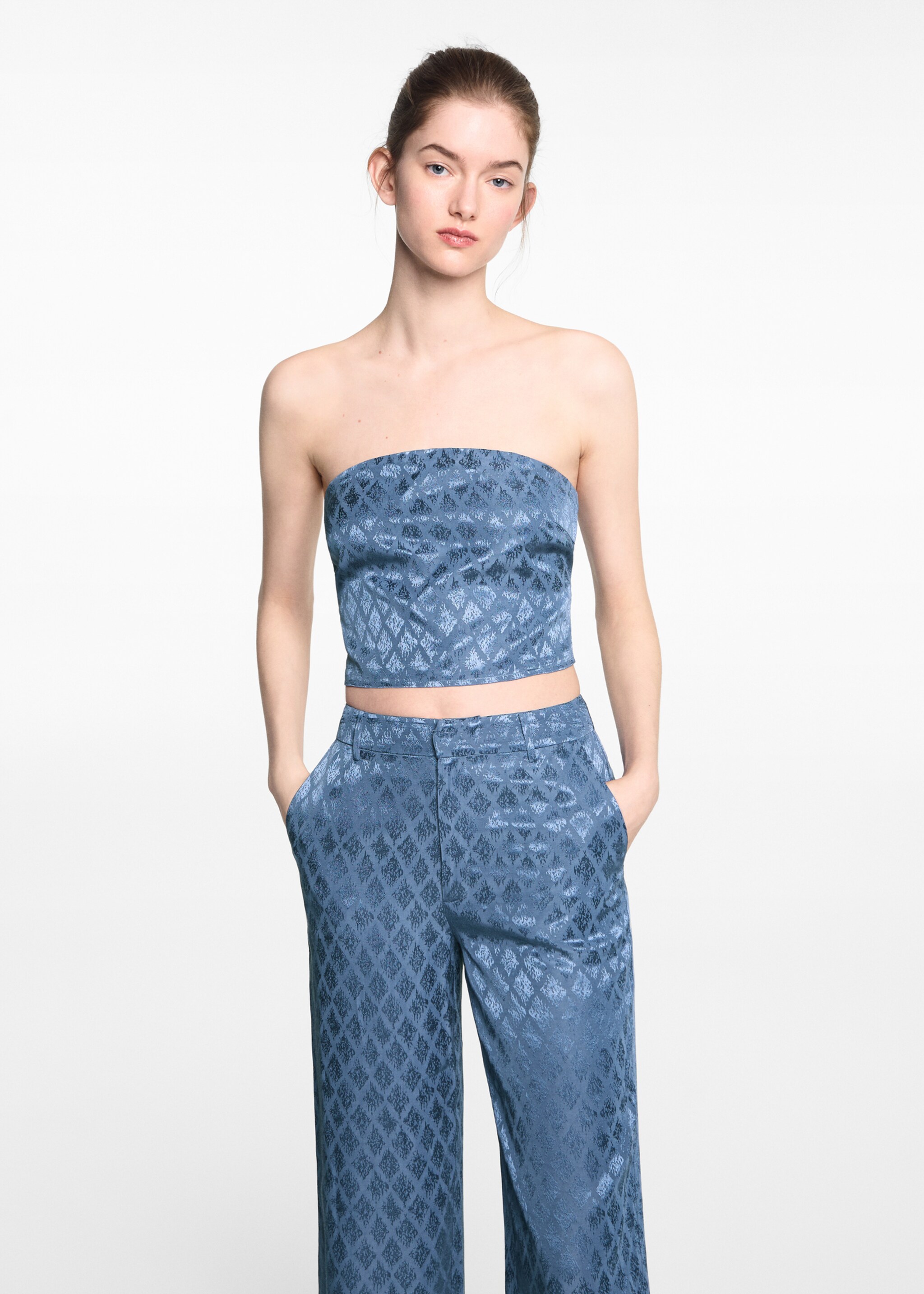 Strapless top - Medium plane