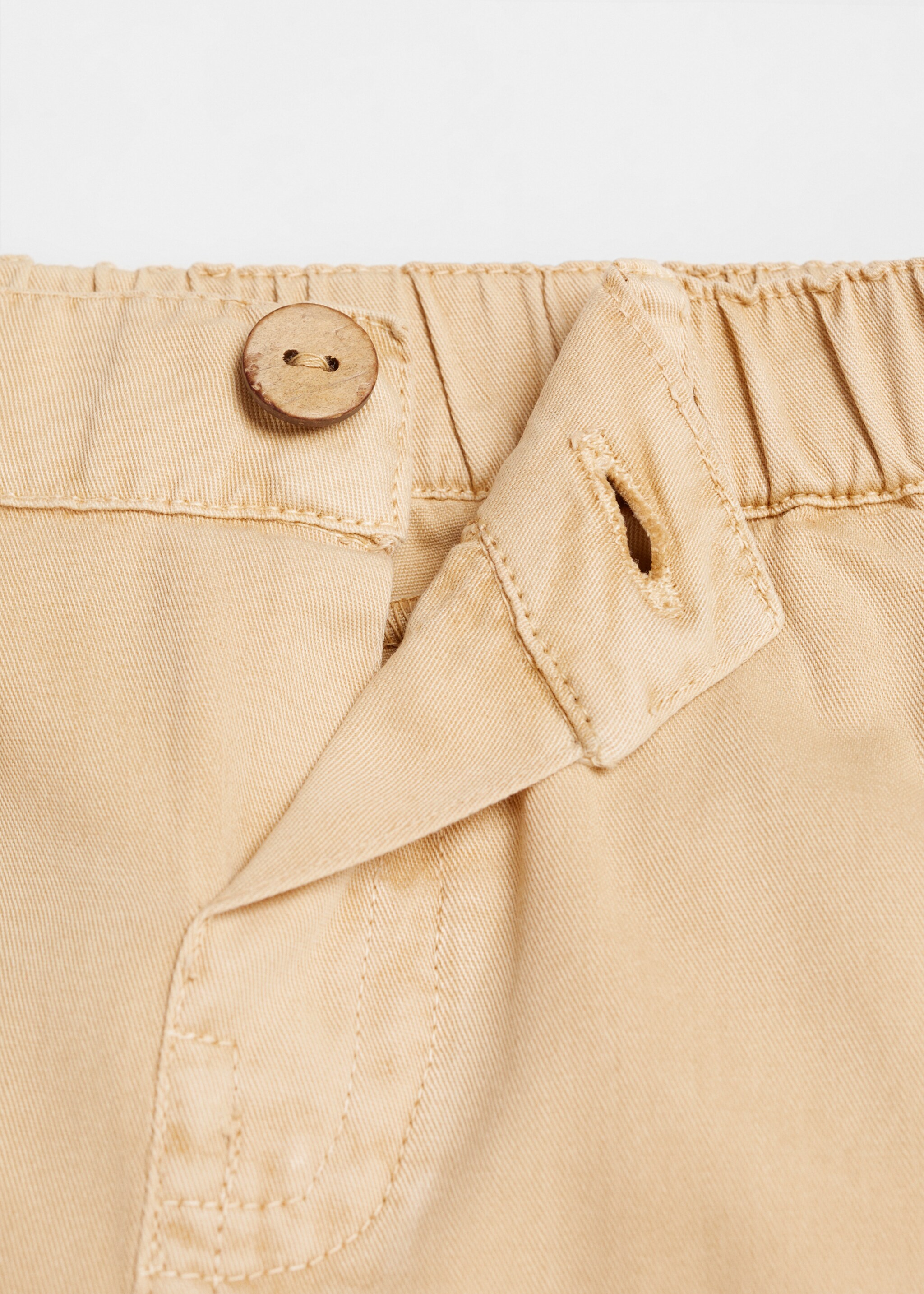 Bavlněné bermudy stylu chino - Detail zboží 8