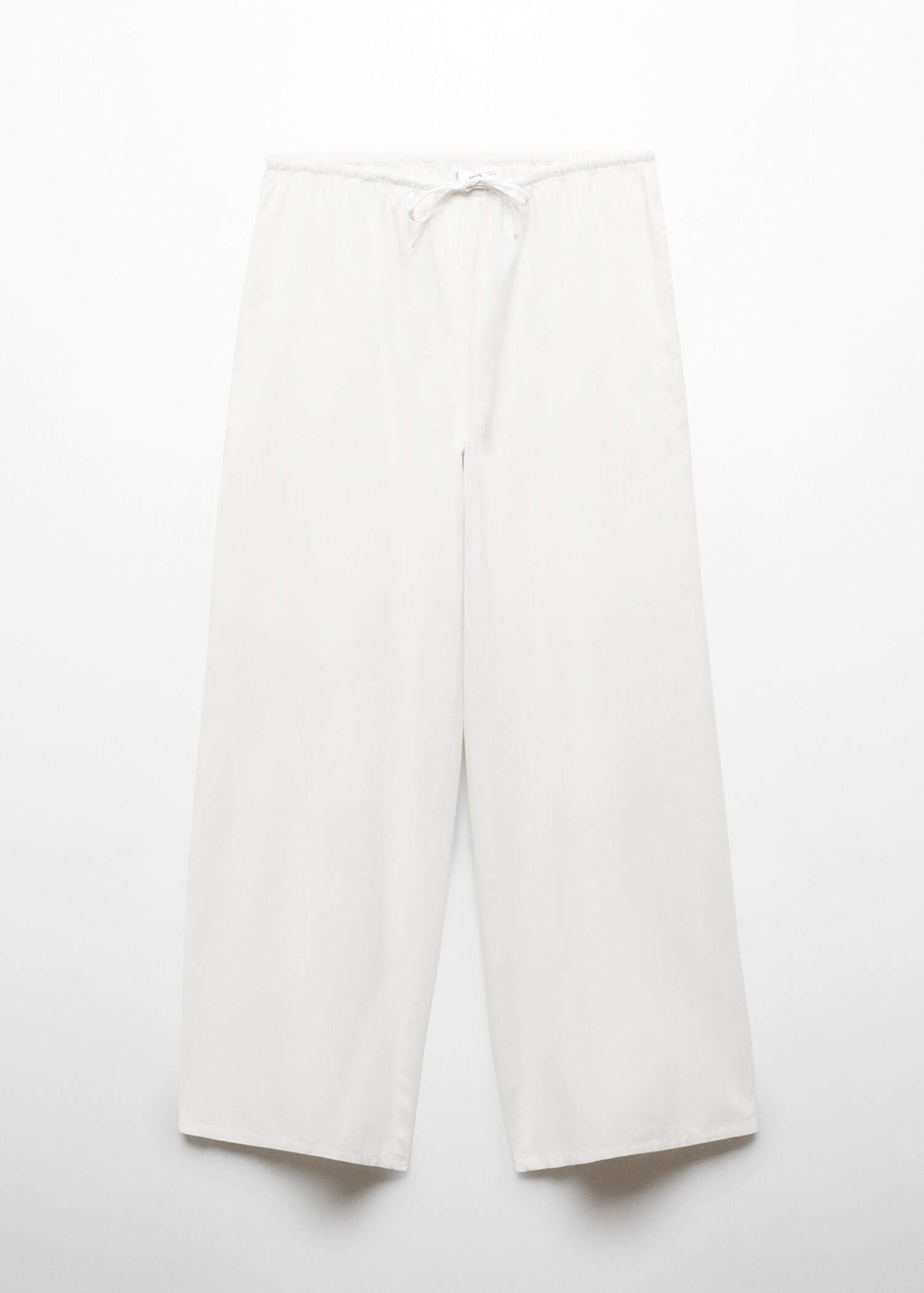 Wideleg linen trousers - Article without model