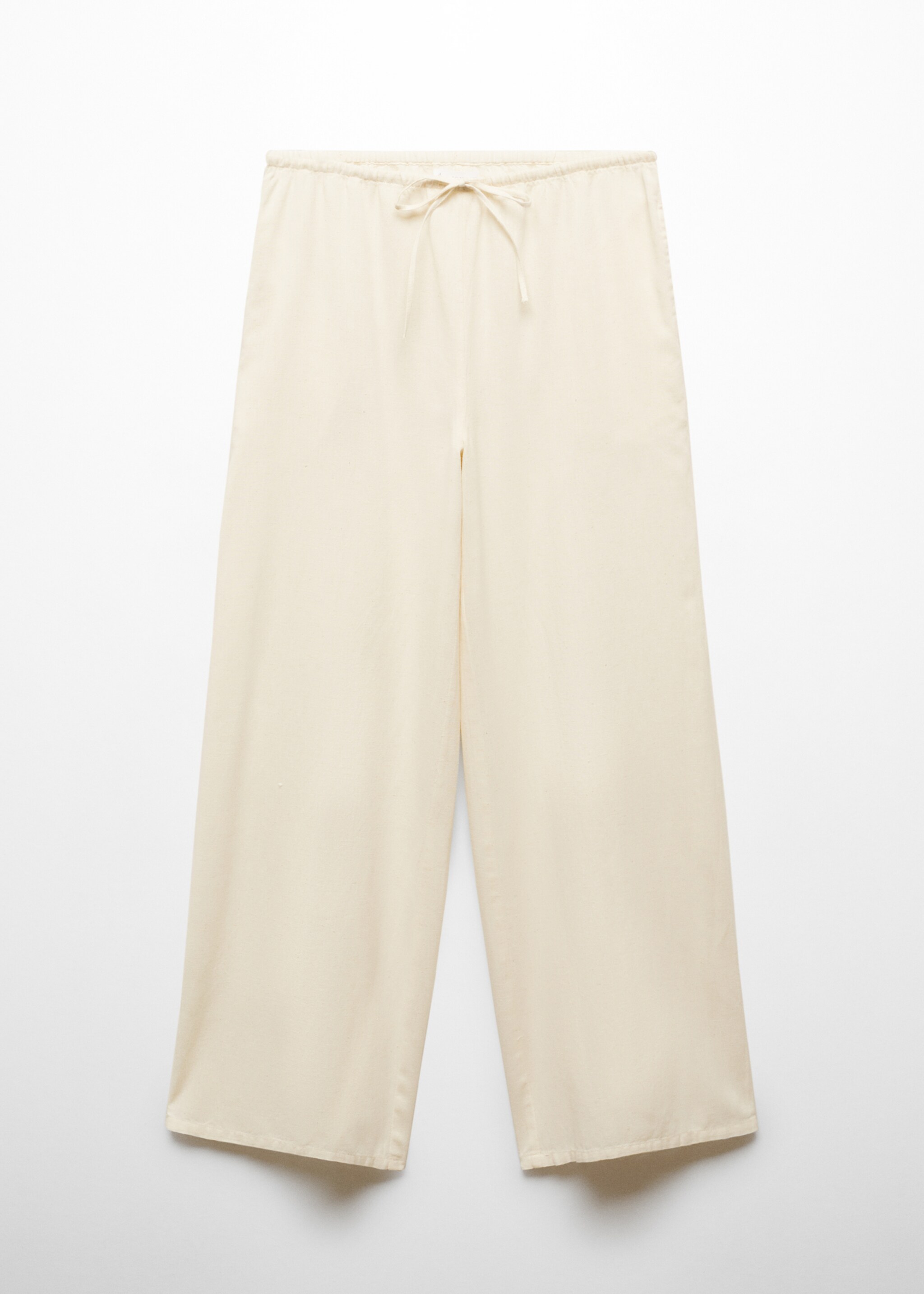 Linnen wideleg broek - Artikel zonder model