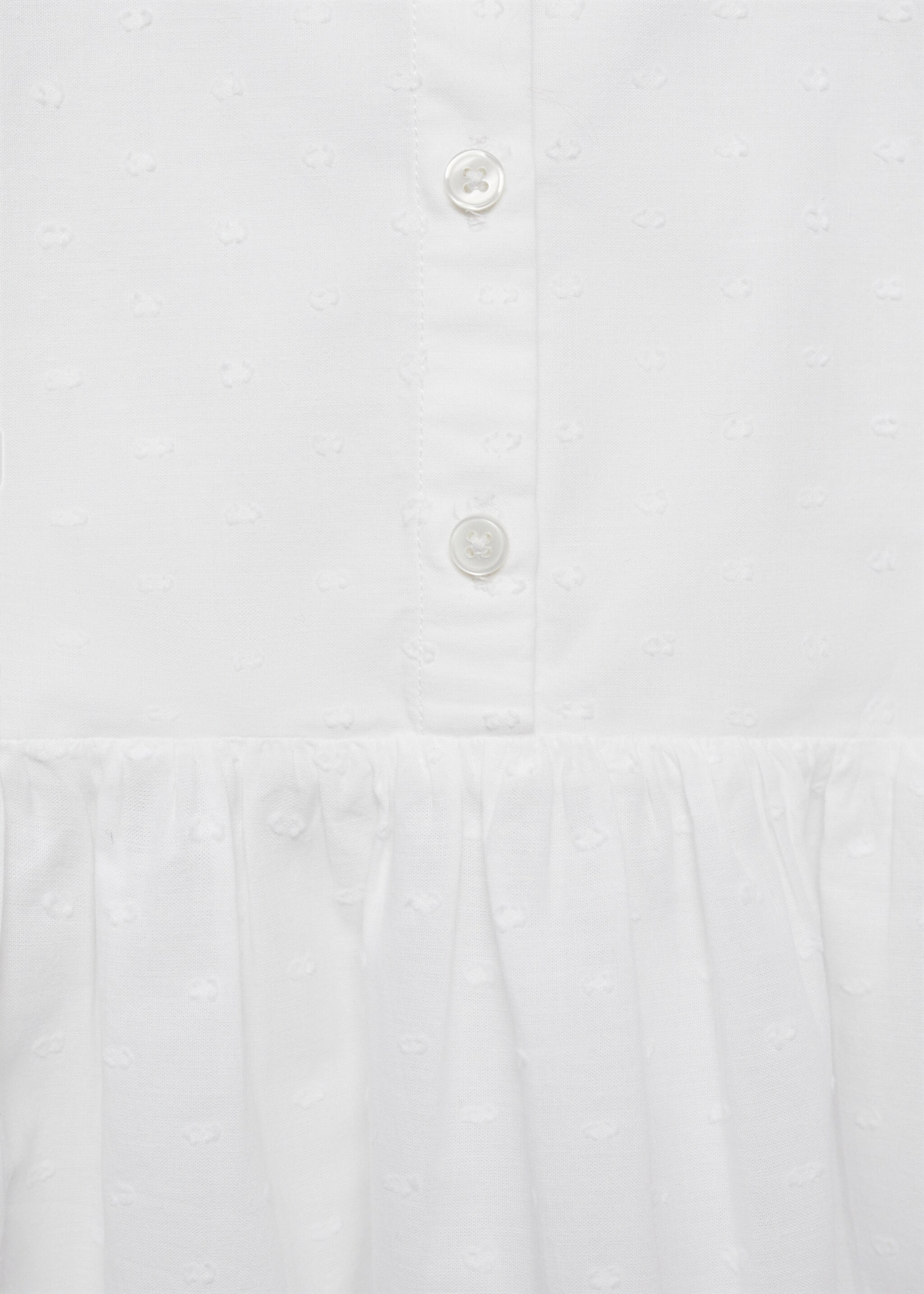 Bestickte Plumetis-Bluse - Detail des Artikels 0