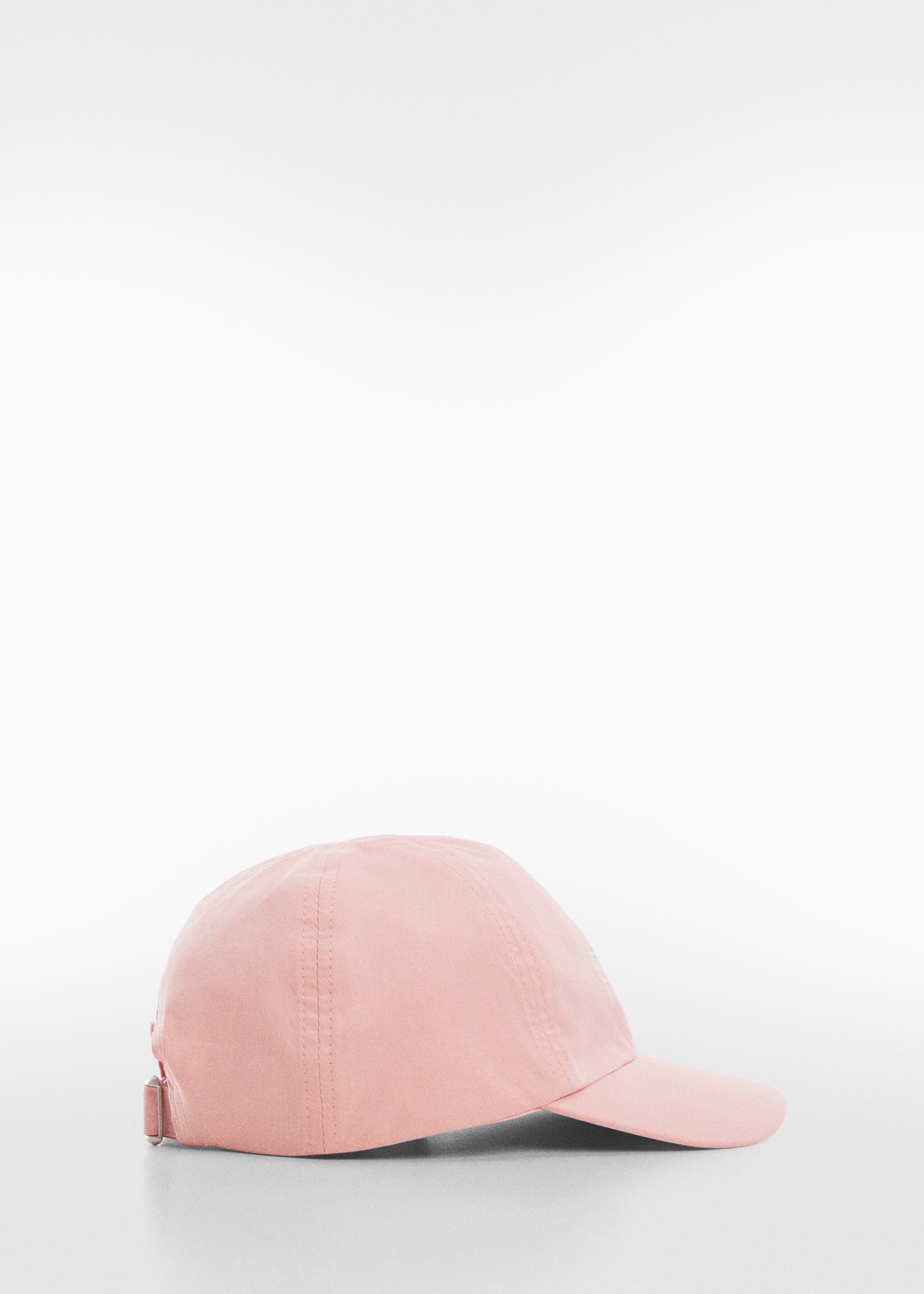 Cap with embroidered letter - Article without model, Pale Pink. Ref: 67076747-00.