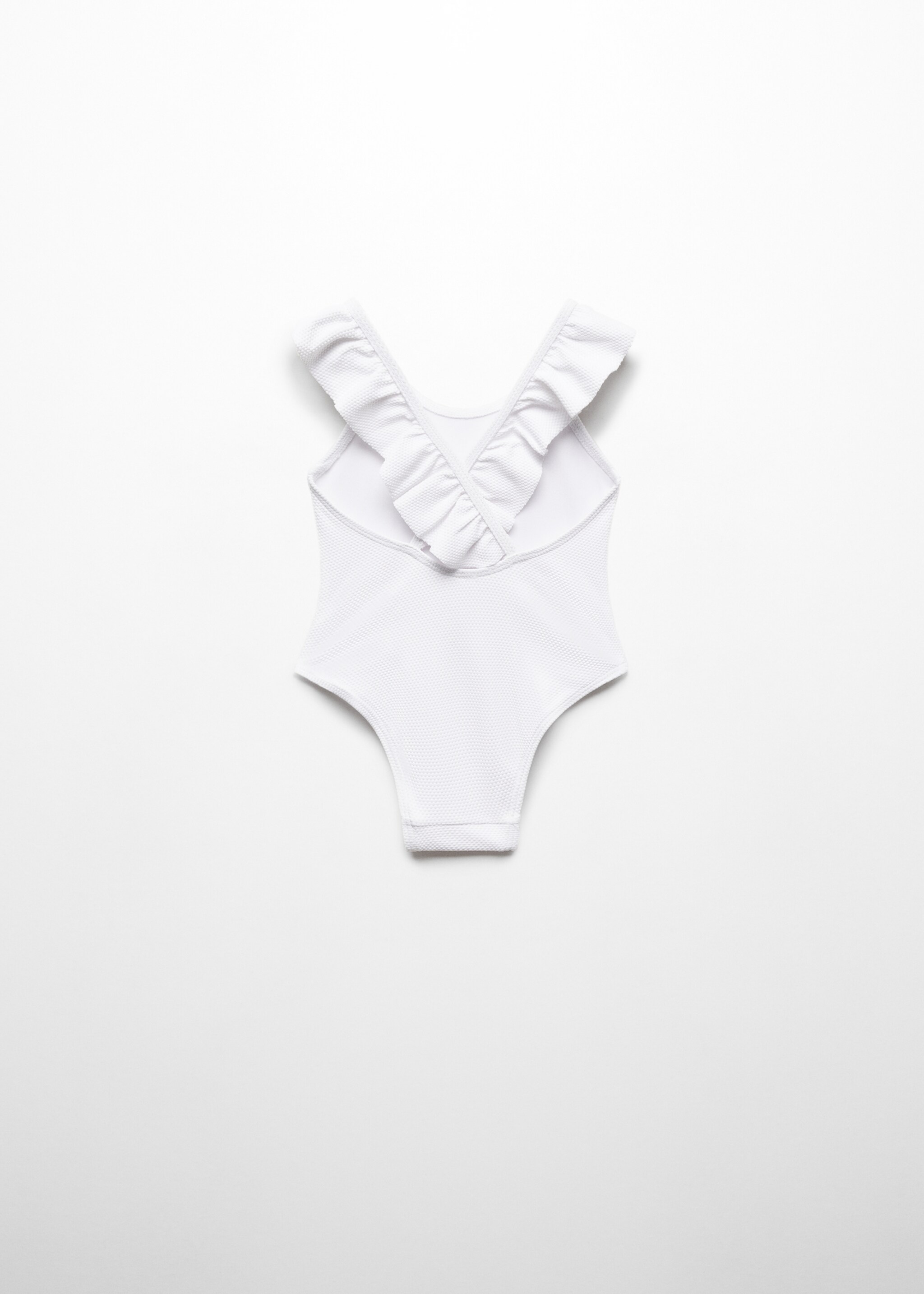 Texture ruffle swimsuit - Reverse of the article