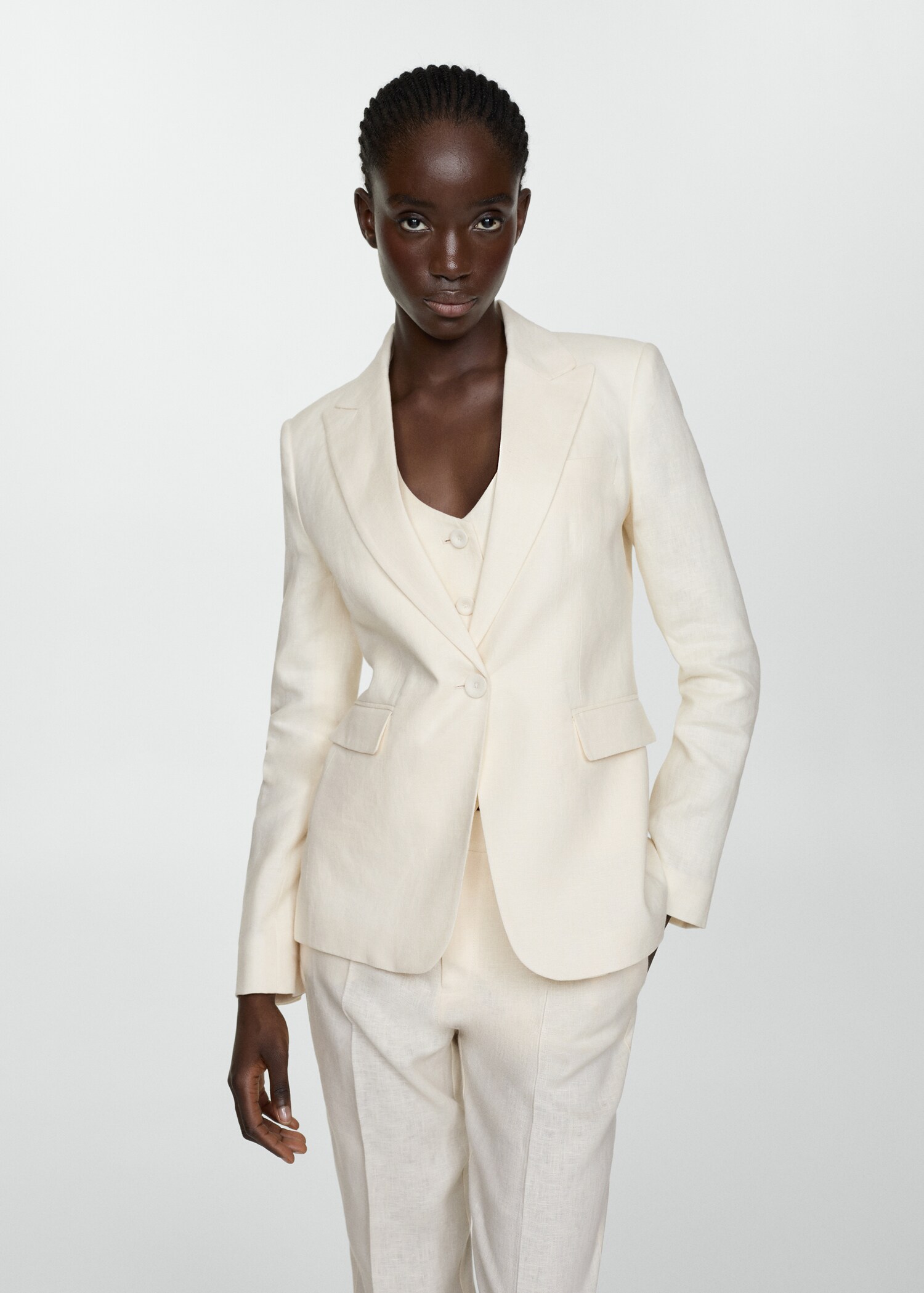 100% linen suit jacket - Medium plane