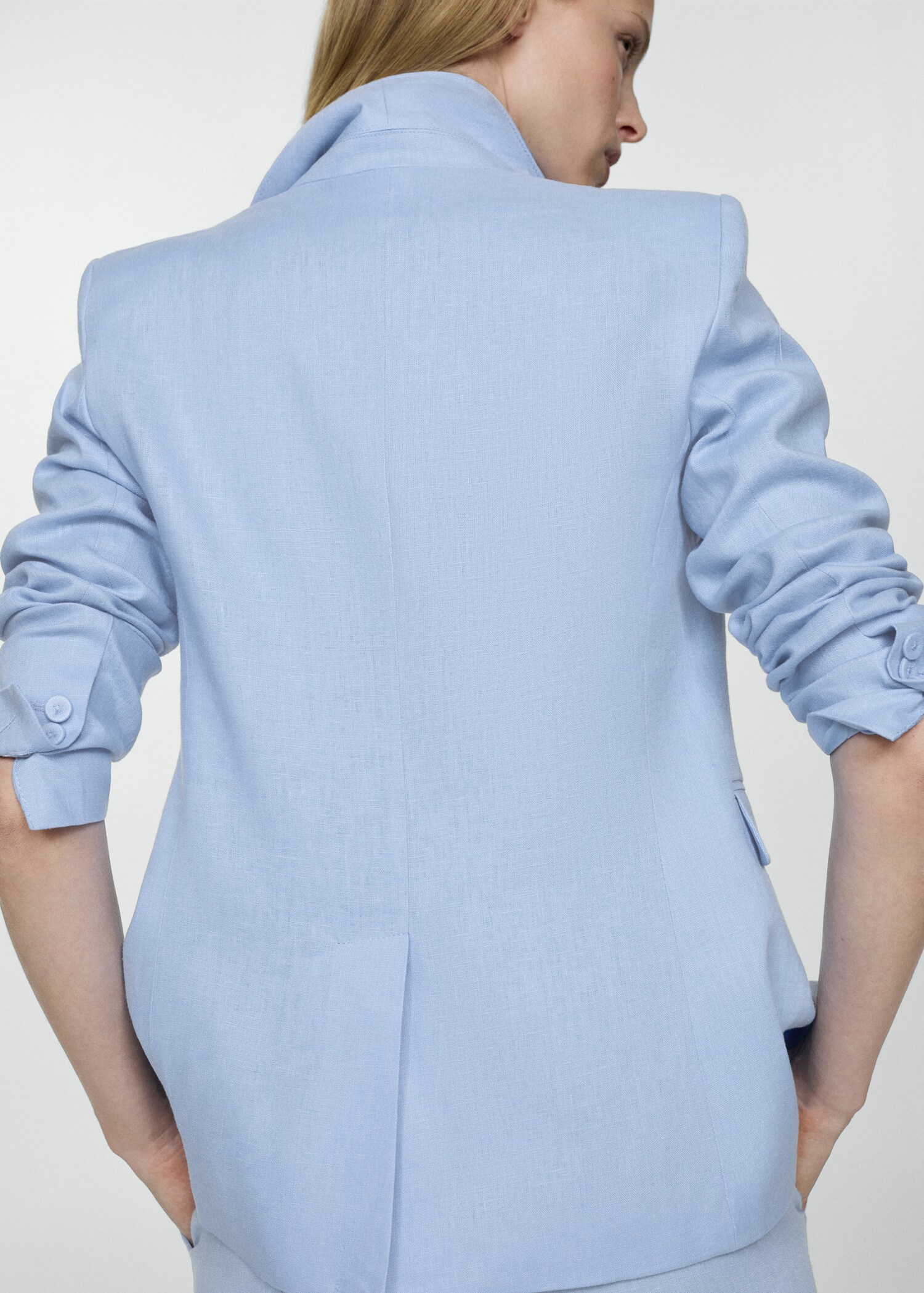 Blazer costume 100 % lin - Verso de l’article