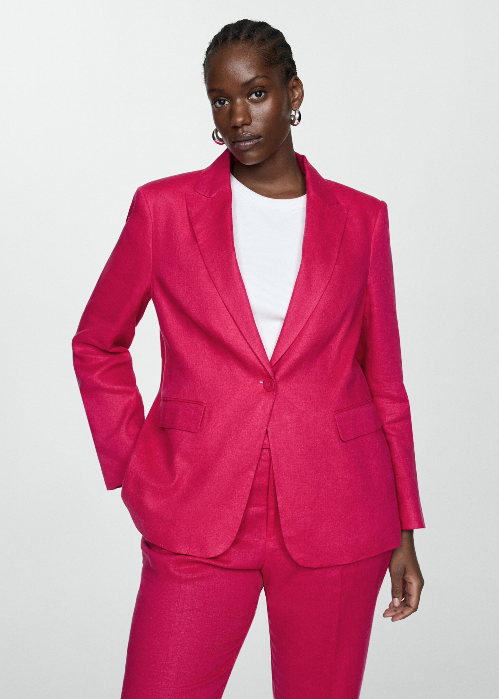 100% linen suit jacket - Details of the article 5