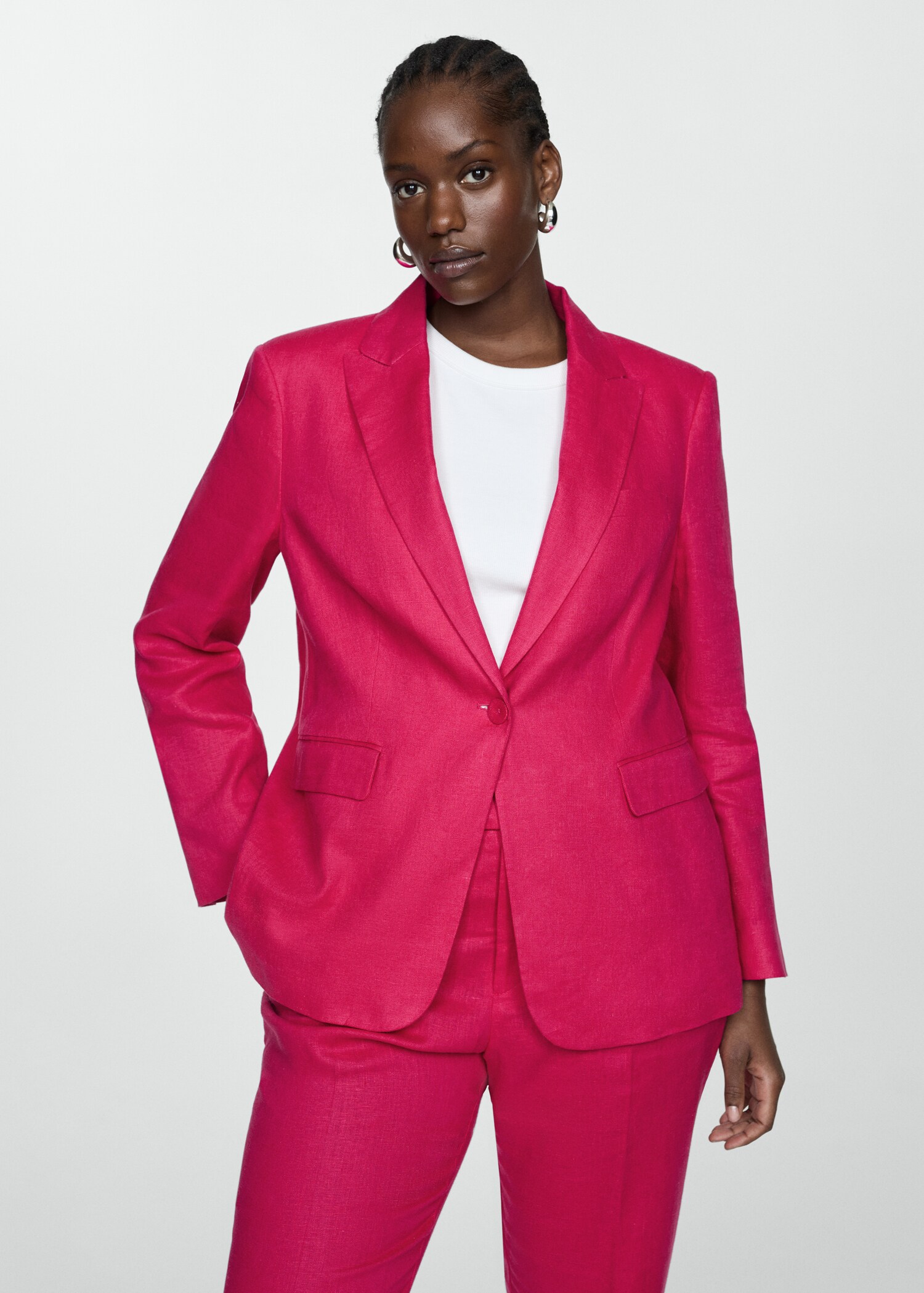 100% linen suit jacket - Details of the article 5