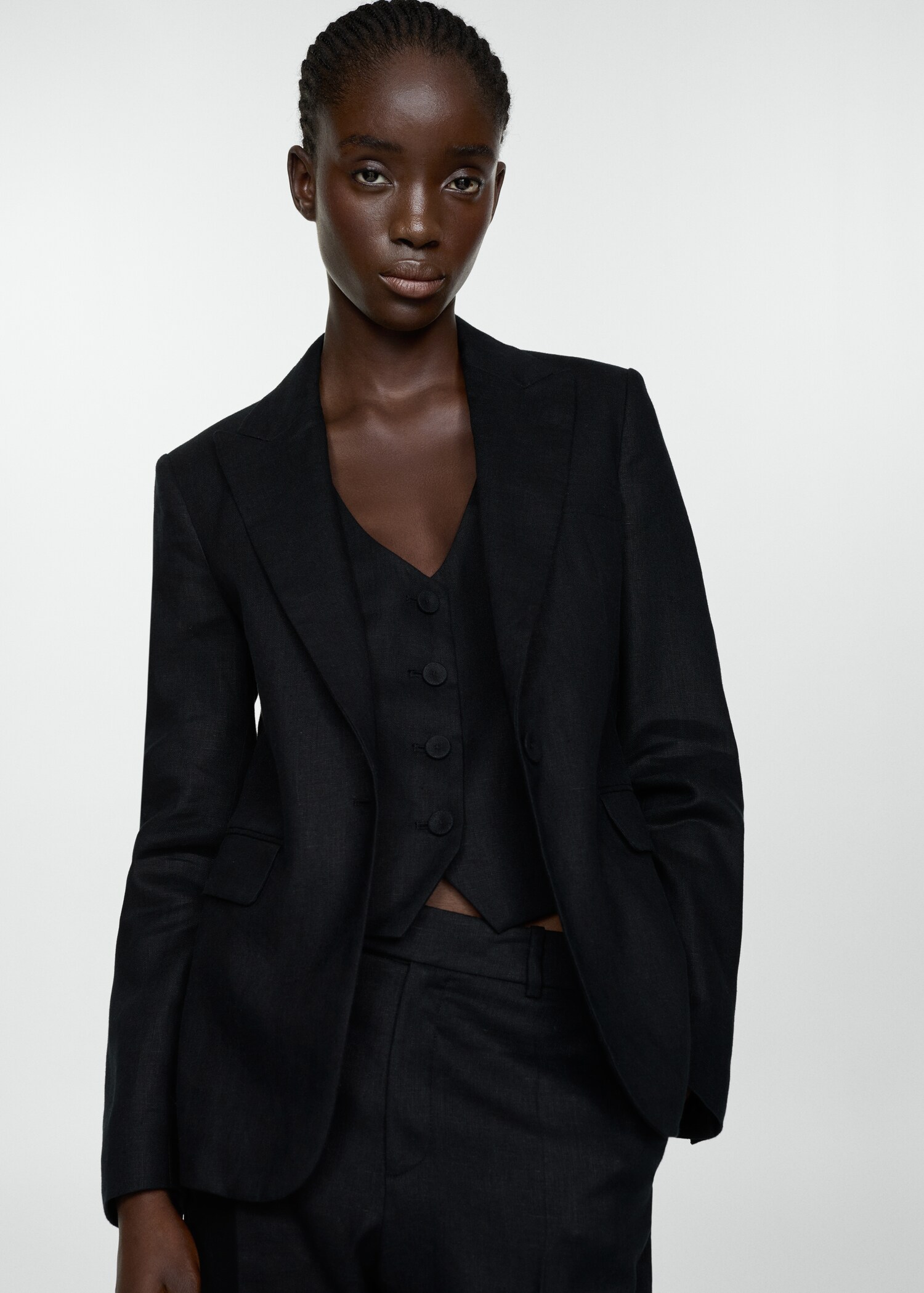 100% linen suit jacket - Medium plane