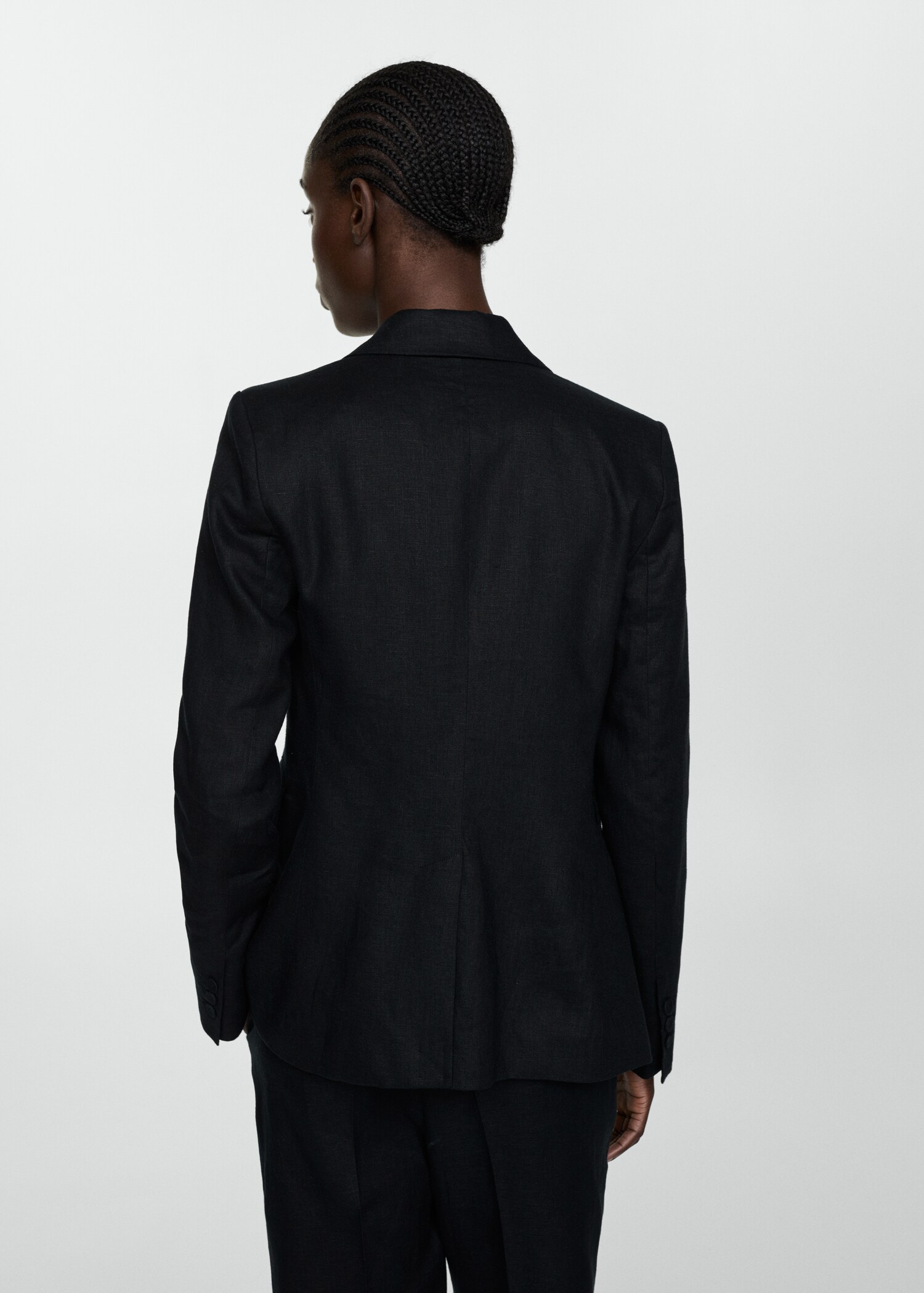 100% linen suit jacket - Reverse of the article