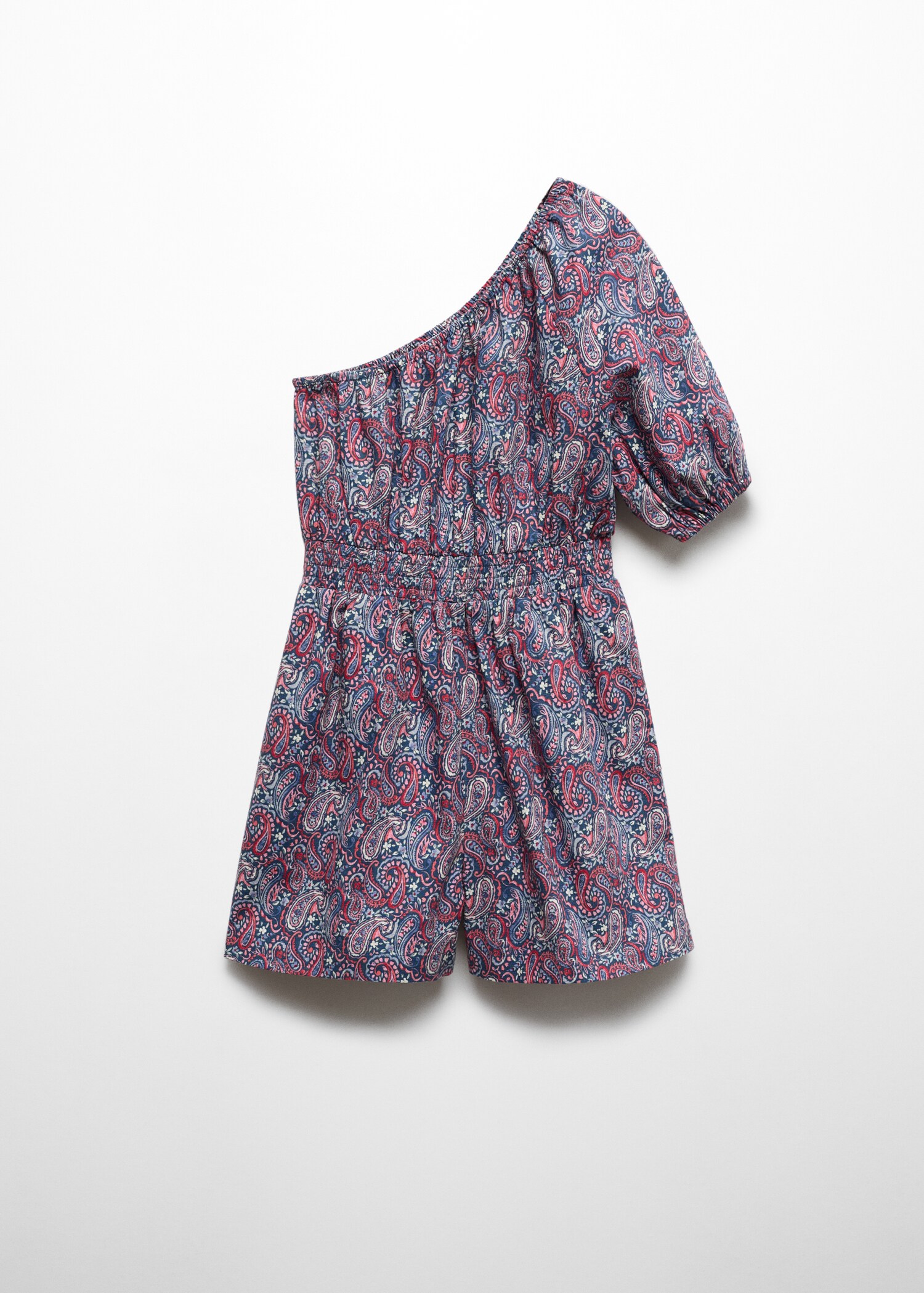 Paisleymönstrad asymmetrisk jumpsuit - Artikel utan modell