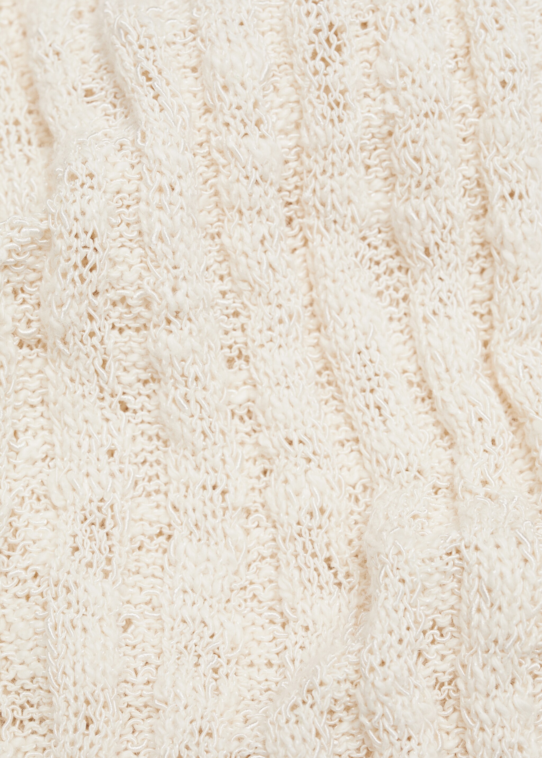 Flared ribbed knitted trousers - Details of the article 8