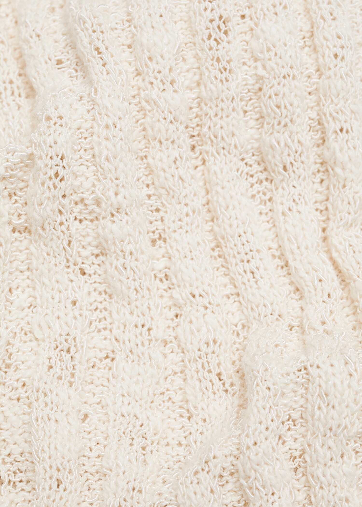 Flared ribbed knitted trousers - Details of the article 8