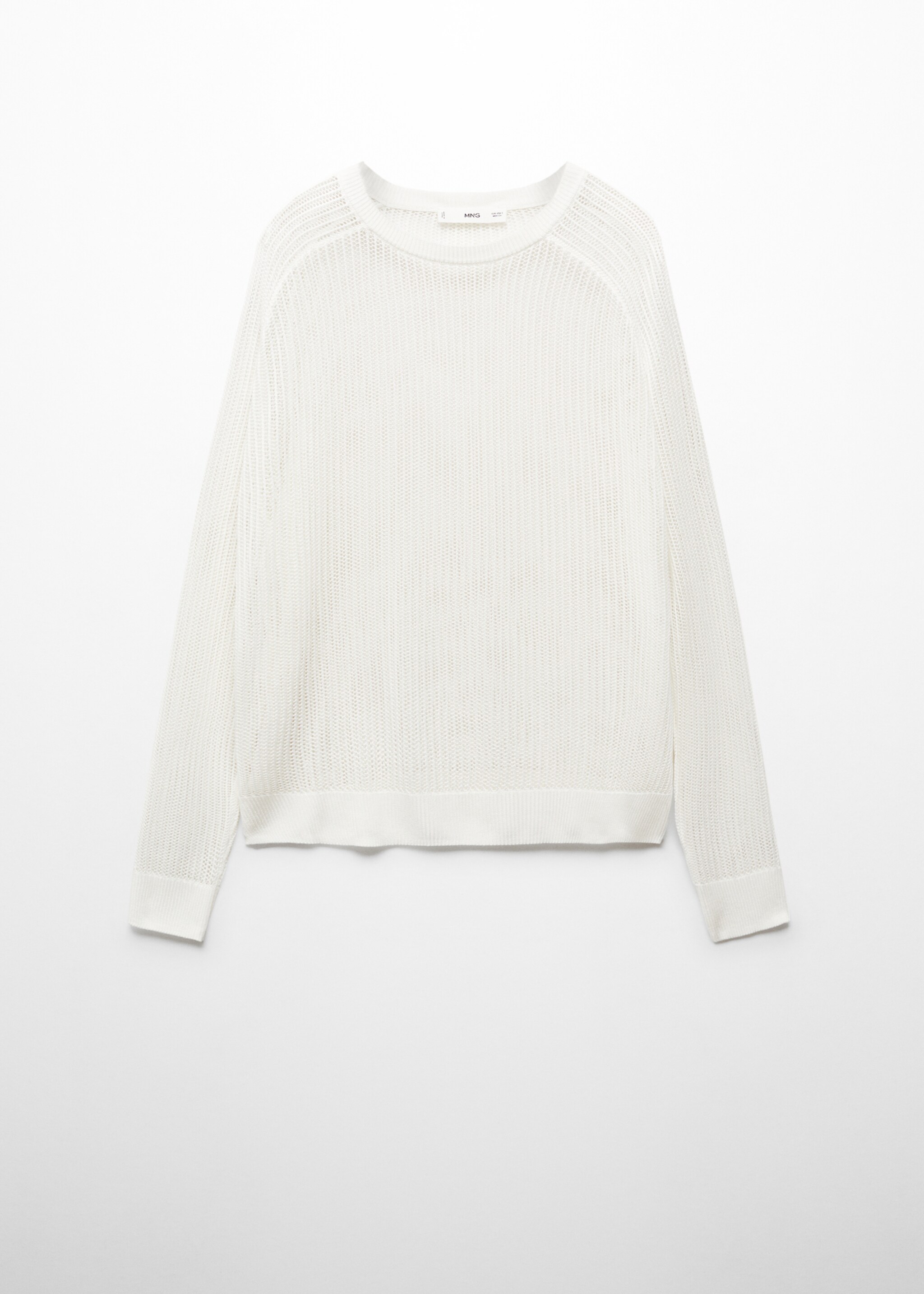 Semitransparent knitted sweater - Article without model