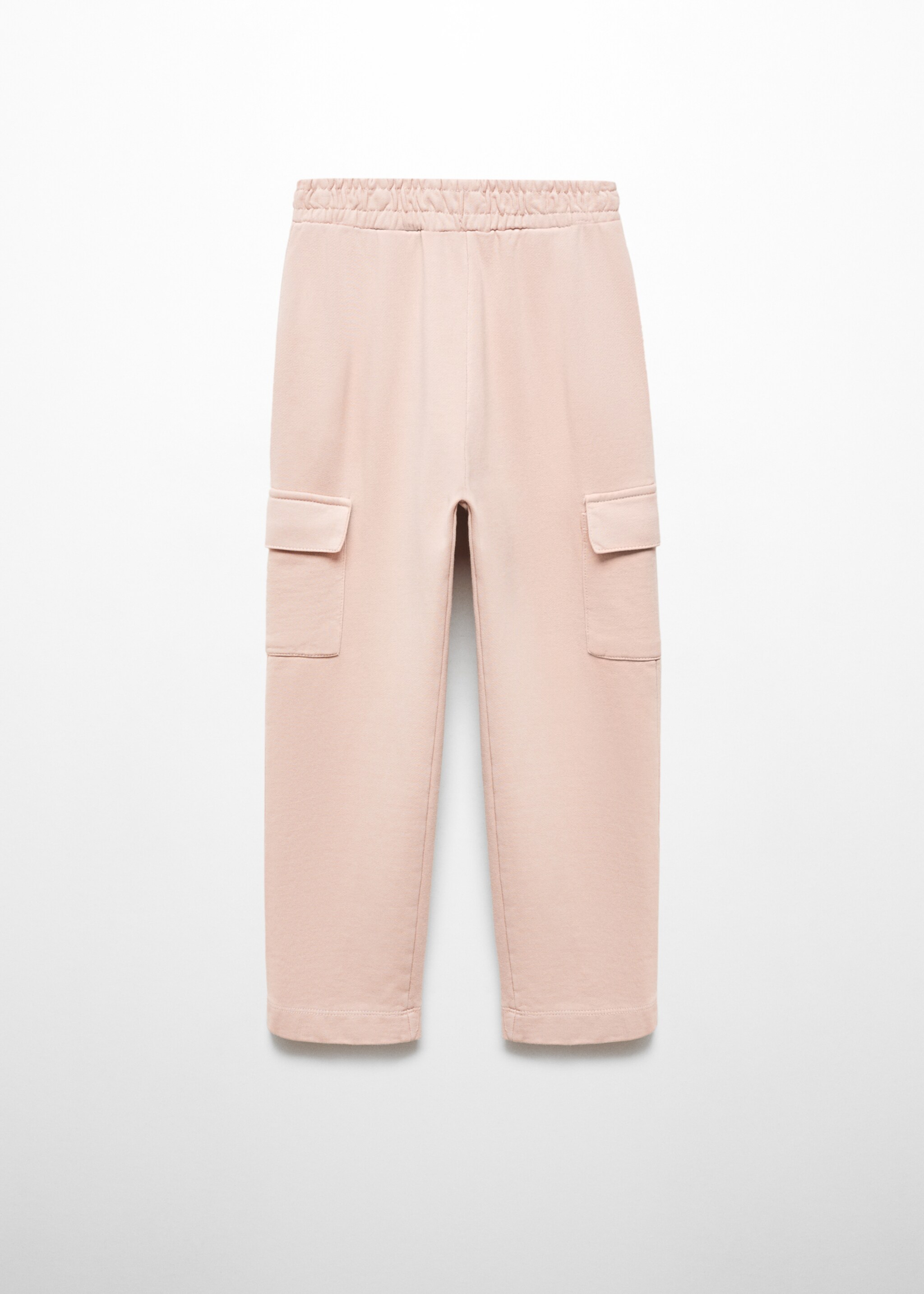 Elastic waist cargo trousers - Reverse of the article