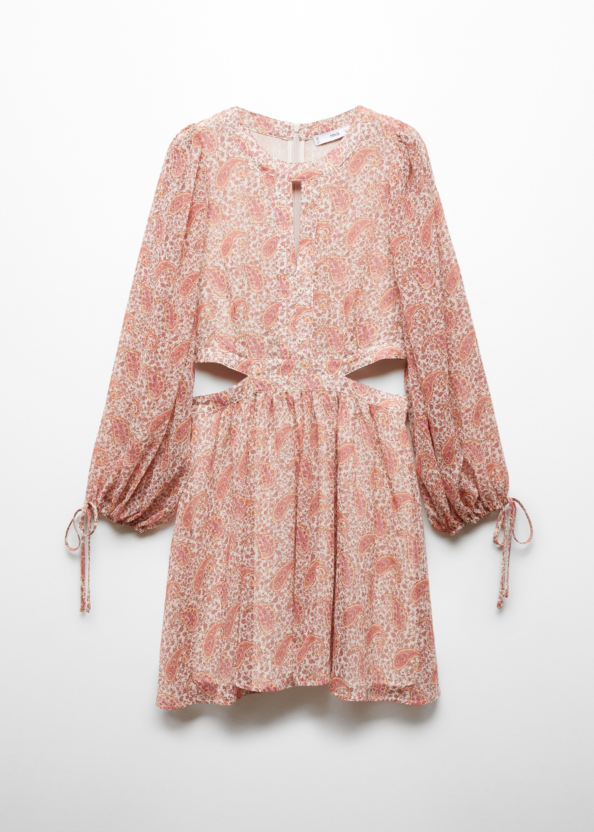 Paisley dress with openings - Article without model