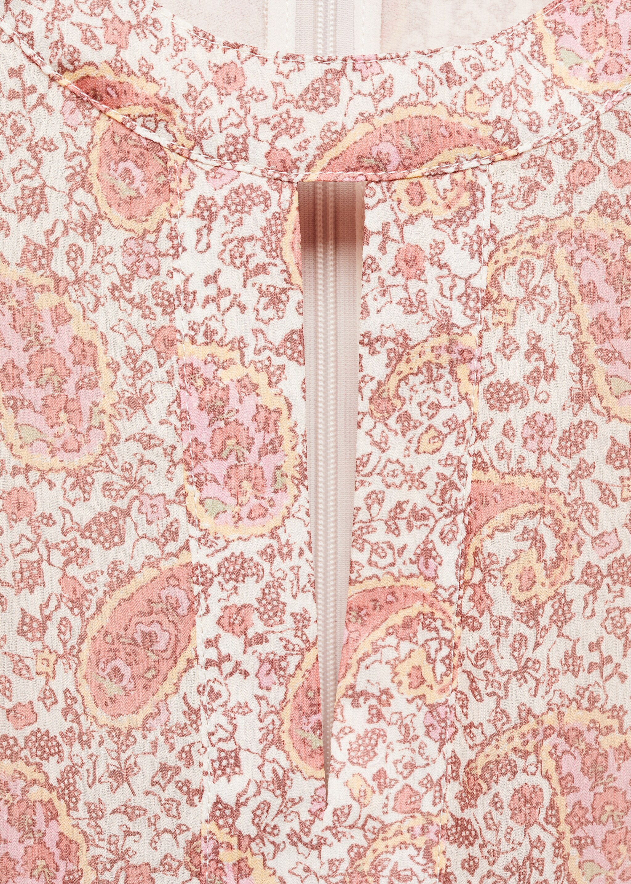 Paisley dress with openings - Details of the article 8