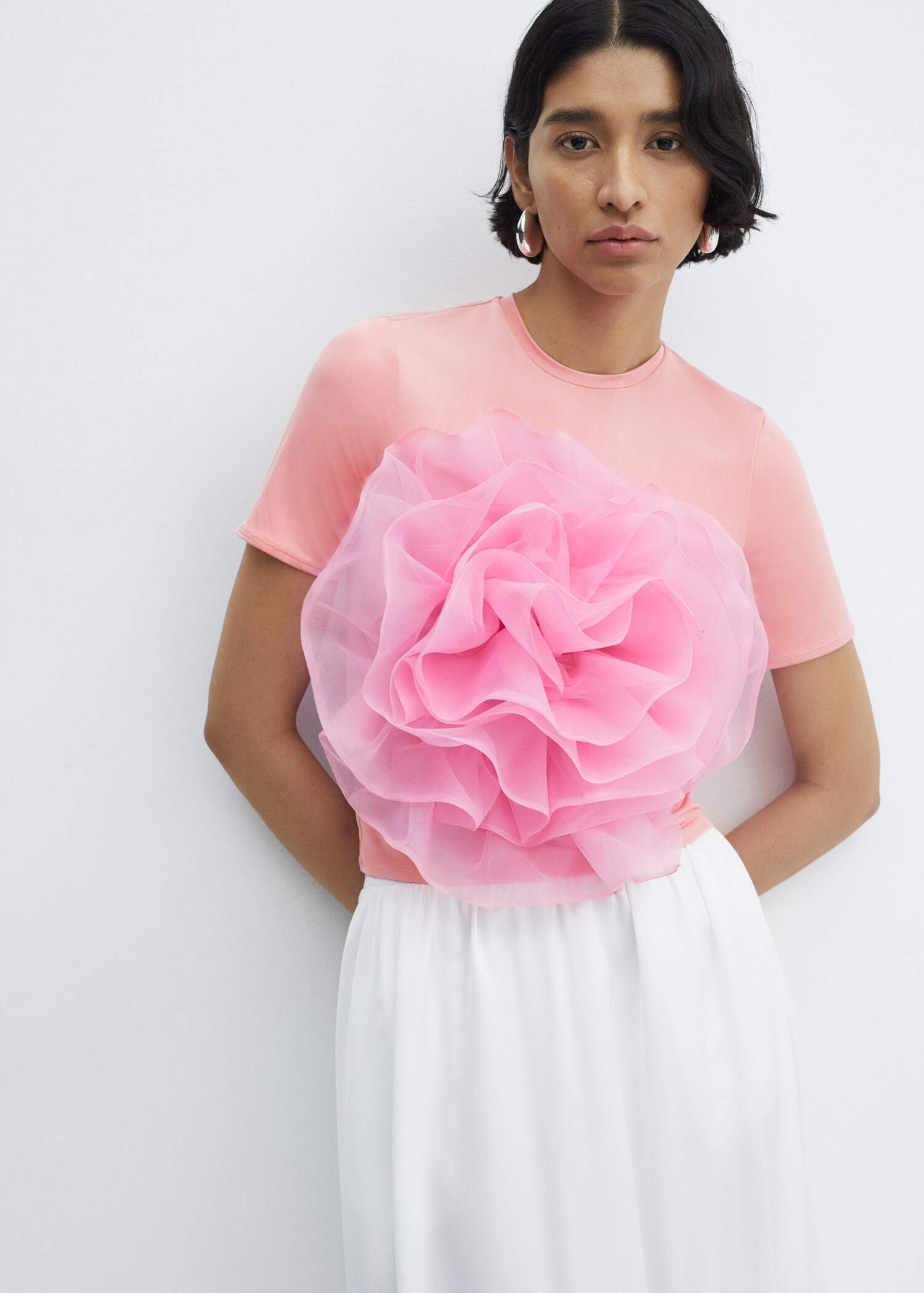 Floral maxi-top - Medium plane