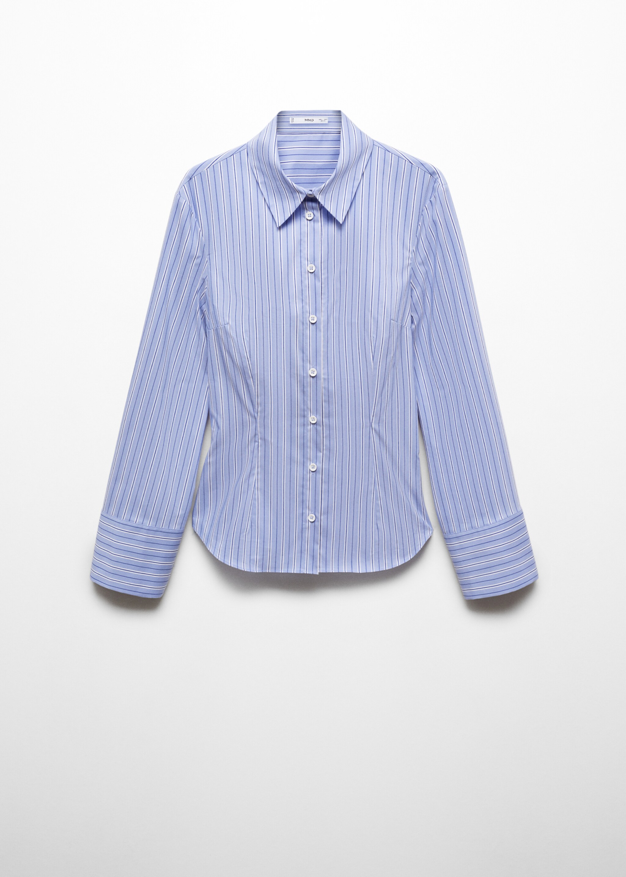 Randig blus med rosett - Artikel utan modell