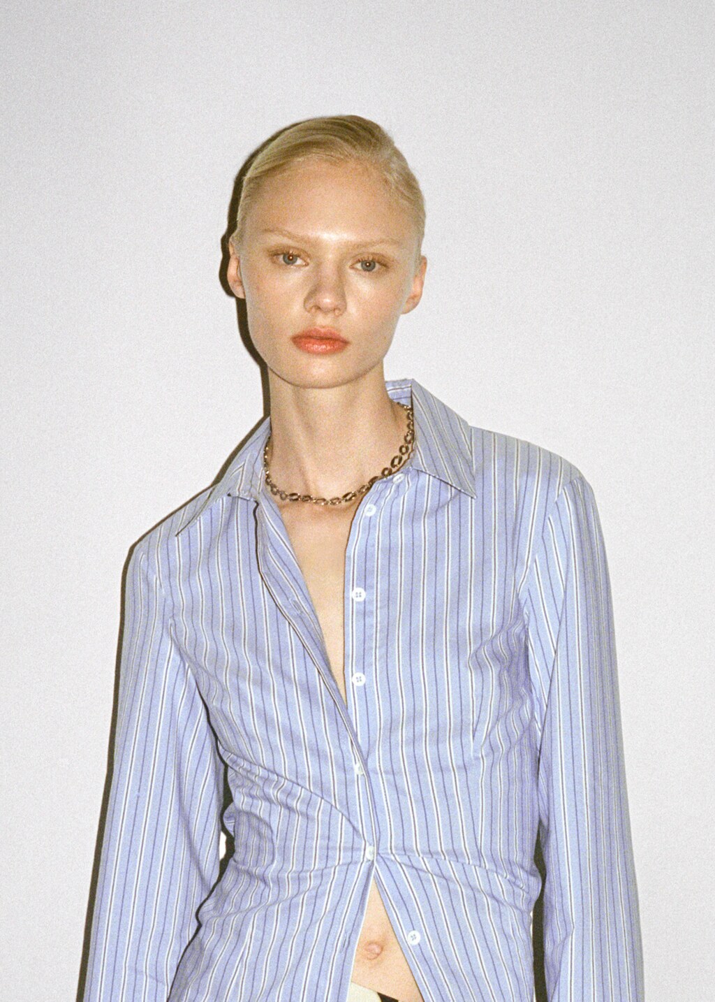 Striped bow blouse - Women | MANGO OUTLET USA