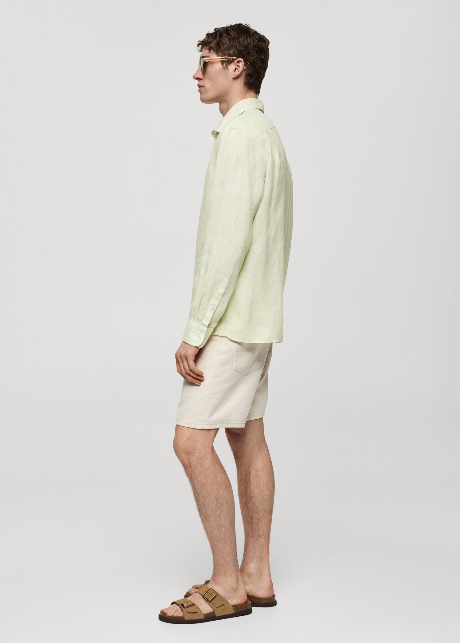 Camisa classic fit 100% lino - Detalle del artículo 2